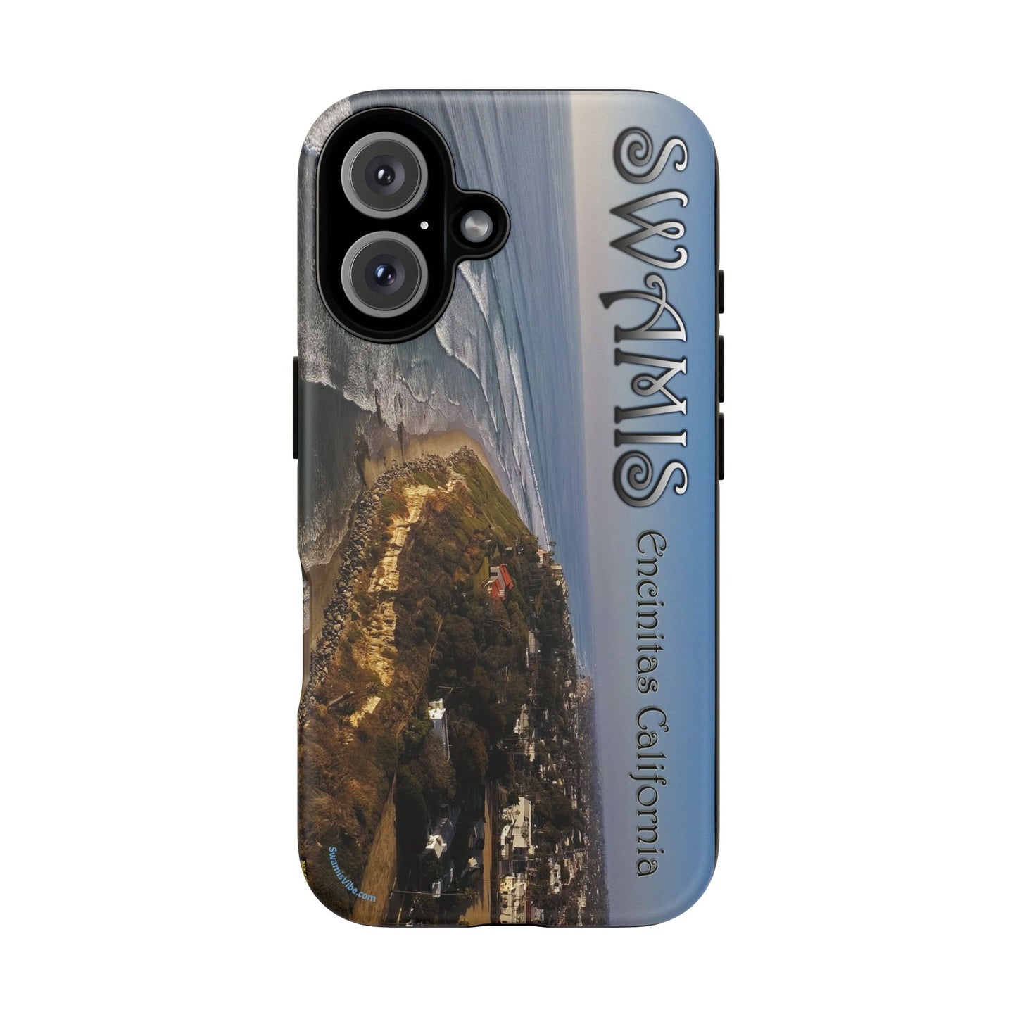 Swamis Vibe Encinitas California JSE Phone Case Designs #2 Swamis Beach Vibe California  Phone Cases, Tough Phone Cover, Beach Vibe Accessory, Coastal Gift, Swamis Design Case, Summer Aesthetic Case