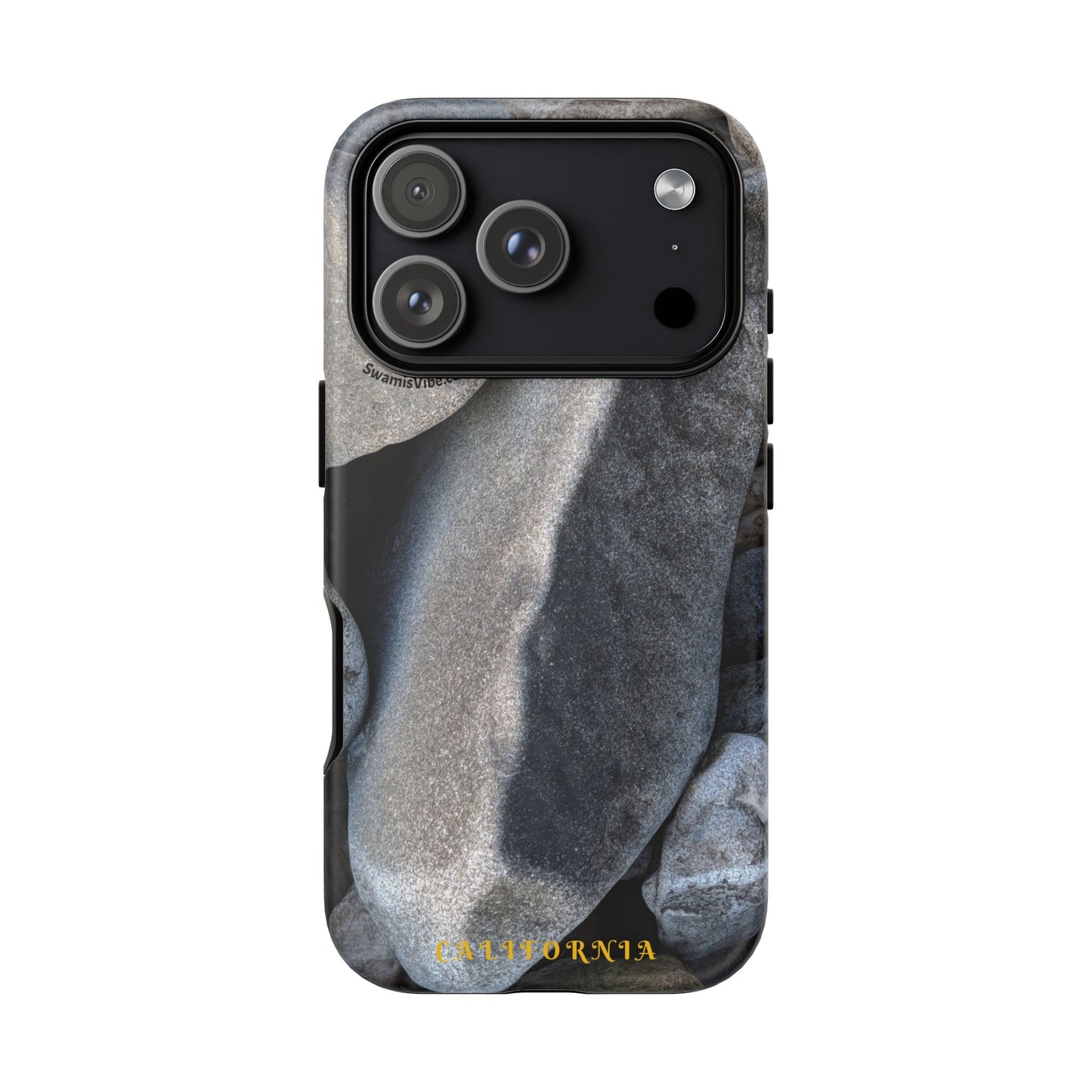 Swamis Vibe Encinitas California JSE Phone Case Designs #3. Swamis Beach Melted Rocks Durable Phone Case with Rock Design, Tough Cases for Outdoorsy Souls, Unique Gift for Nature Lovers, Perfect for Hiking and Adventure