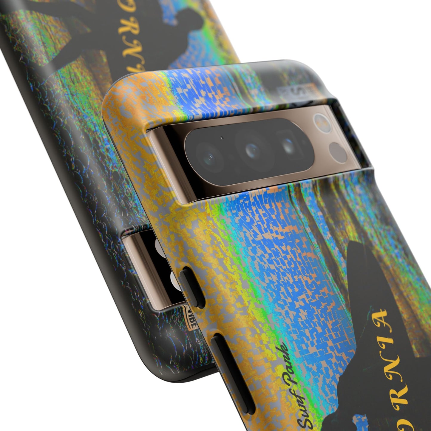 Swamis Vibe Encinitas California JSE Phone Case Designs #1 Swamis Beach Vibe California Surf Phone Case, Tropical Vibes, Ideal for Beach Lovers, Unique Gift for Summer, Vacation Accessories, Trendy Style