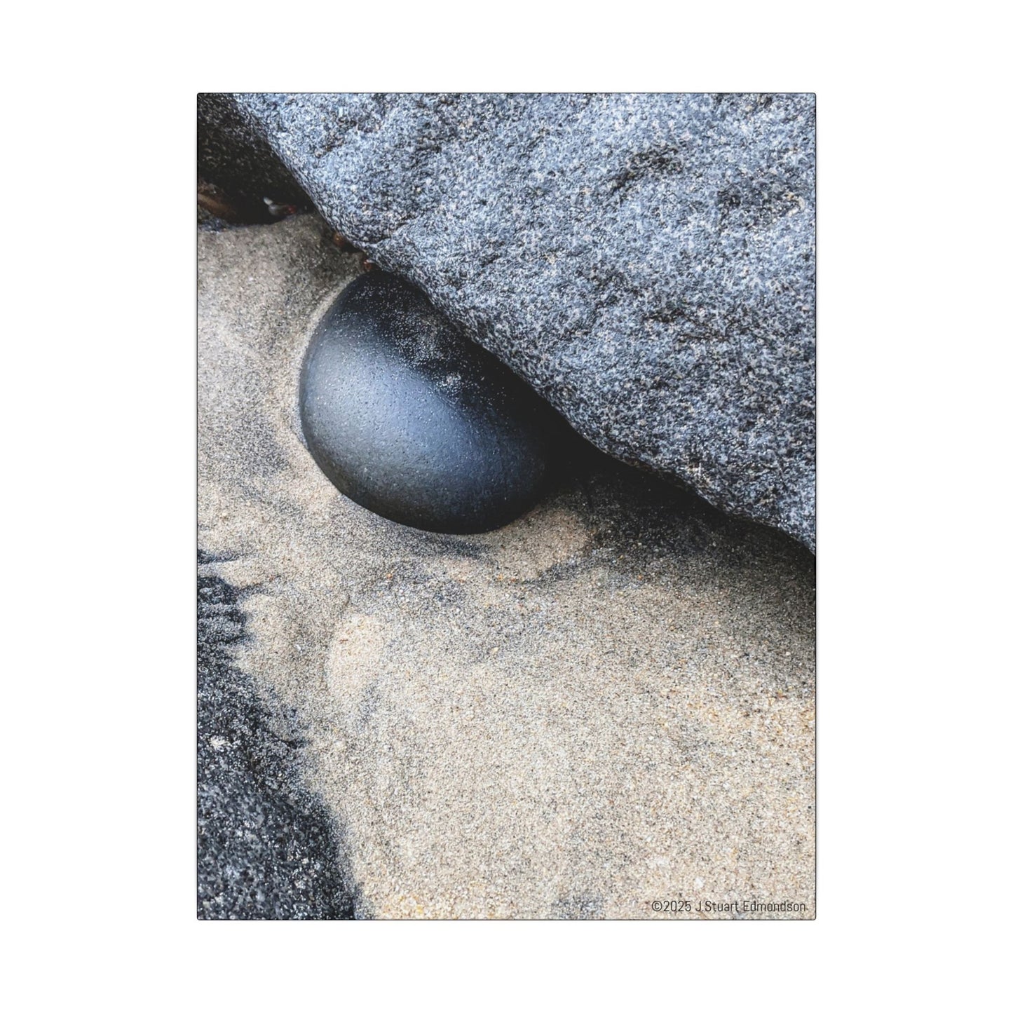 Swamis Vibe Encinitas California JSE Photograph #238 Swamis Rock Abstractions - The Dragons Eye Nature Canvas Art Print, Modern Home Decor, Wall Art, Gift for Nature Lovers, Elegant Room Decoration, Unique Artwork