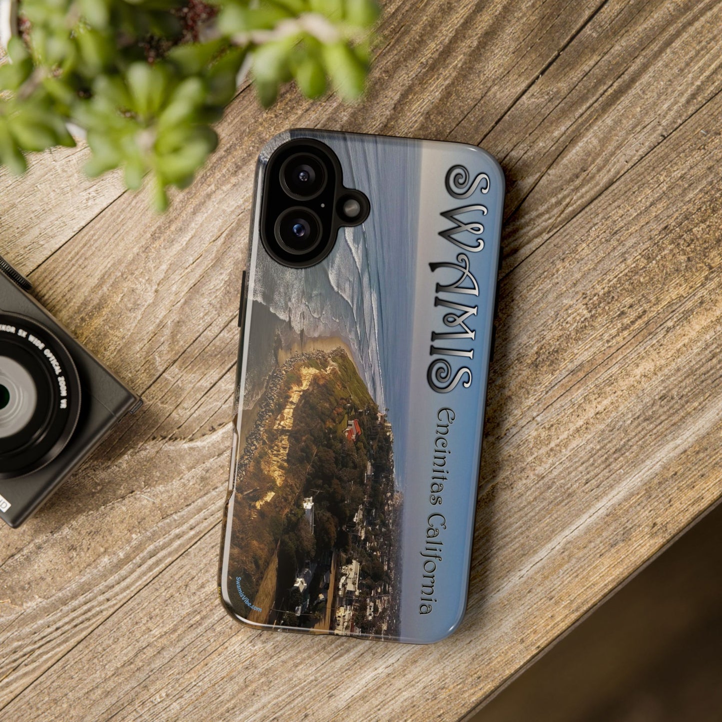 Swamis Vibe Encinitas California JSE Phone Case Designs #2 Swamis Beach Vibe California  Phone Cases, Tough Phone Cover, Beach Vibe Accessory, Coastal Gift, Swamis Design Case, Summer Aesthetic Case