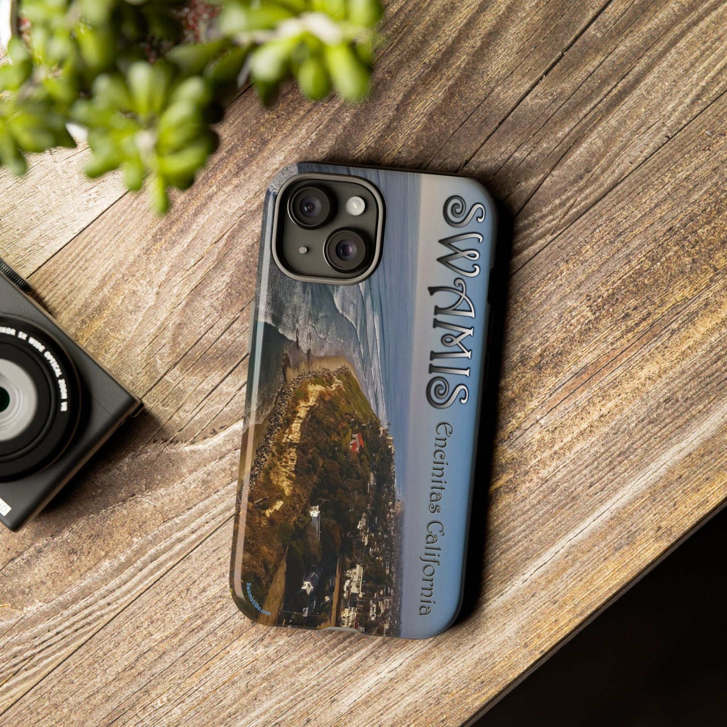 Swamis Vibe Encinitas California JSE Phone Case Designs #2 Swamis Beach Vibe California  Phone Cases, Tough Phone Cover, Beach Vibe Accessory, Coastal Gift, Swamis Design Case, Summer Aesthetic Case