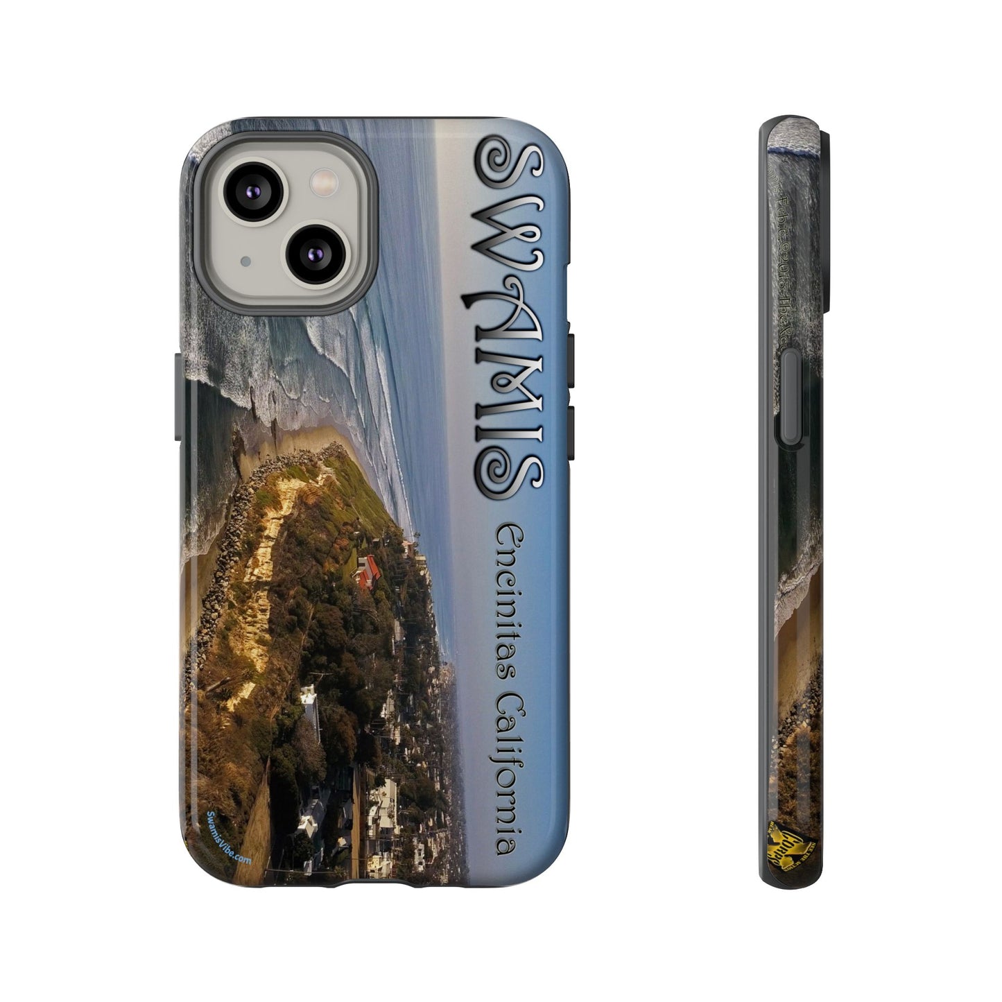Swamis Vibe Encinitas California JSE Phone Case Designs #2 Swamis Beach Vibe California  Phone Cases, Tough Phone Cover, Beach Vibe Accessory, Coastal Gift, Swamis Design Case, Summer Aesthetic Case