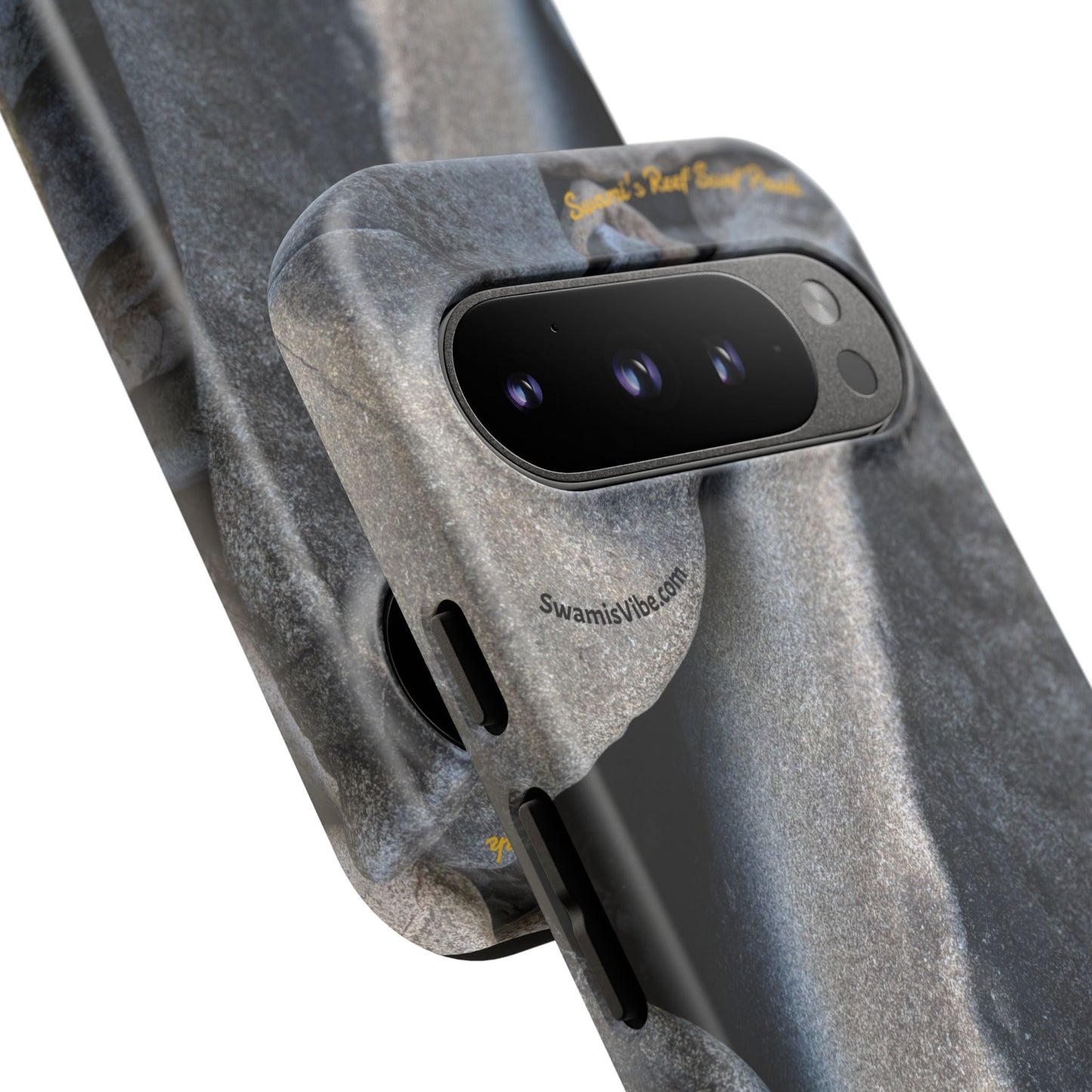 Swamis Vibe Encinitas California JSE Phone Case Designs #3. Swamis Beach Melted Rocks Durable Phone Case with Rock Design, Tough Cases for Outdoorsy Souls, Unique Gift for Nature Lovers, Perfect for Hiking and Adventure