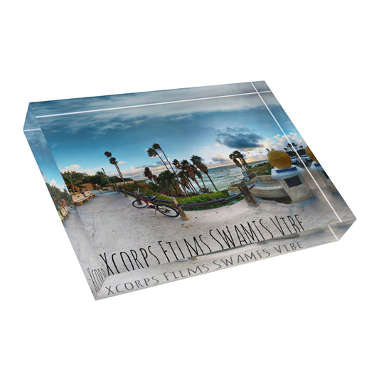 Swamis Vibe Surf and Sunsets Swamis Overlook #1. Swamis Vibe Photo Block, Coastal Decor, Beach Wall Art, Home Office Decoration, Gift for Beach Lovers, Inspirational Photography