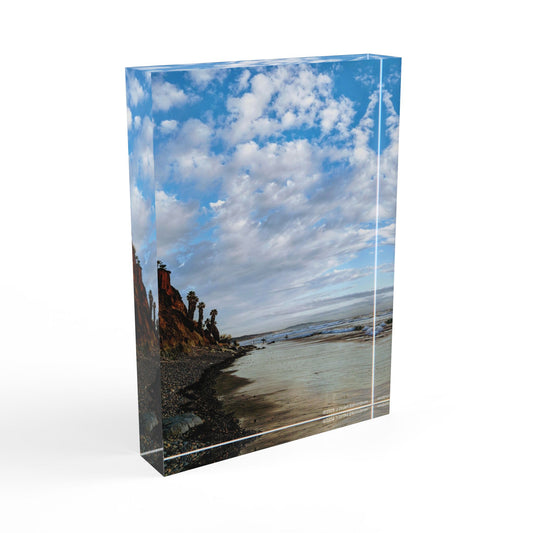 Swamis Vibe Surf and Sunsets 3D Photo Blocks Cardiff Beach Summer Coastal Photo Block, Beach Art, Decorative Picture Display, Home Decor, Gift for Ocean Lovers