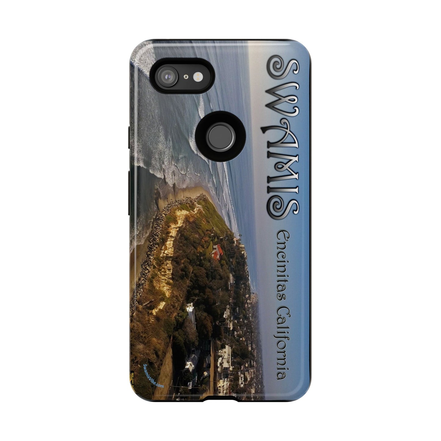 Swamis Vibe Encinitas California JSE Phone Case Designs #2 Swamis Beach Vibe California  Phone Cases, Tough Phone Cover, Beach Vibe Accessory, Coastal Gift, Swamis Design Case, Summer Aesthetic Case