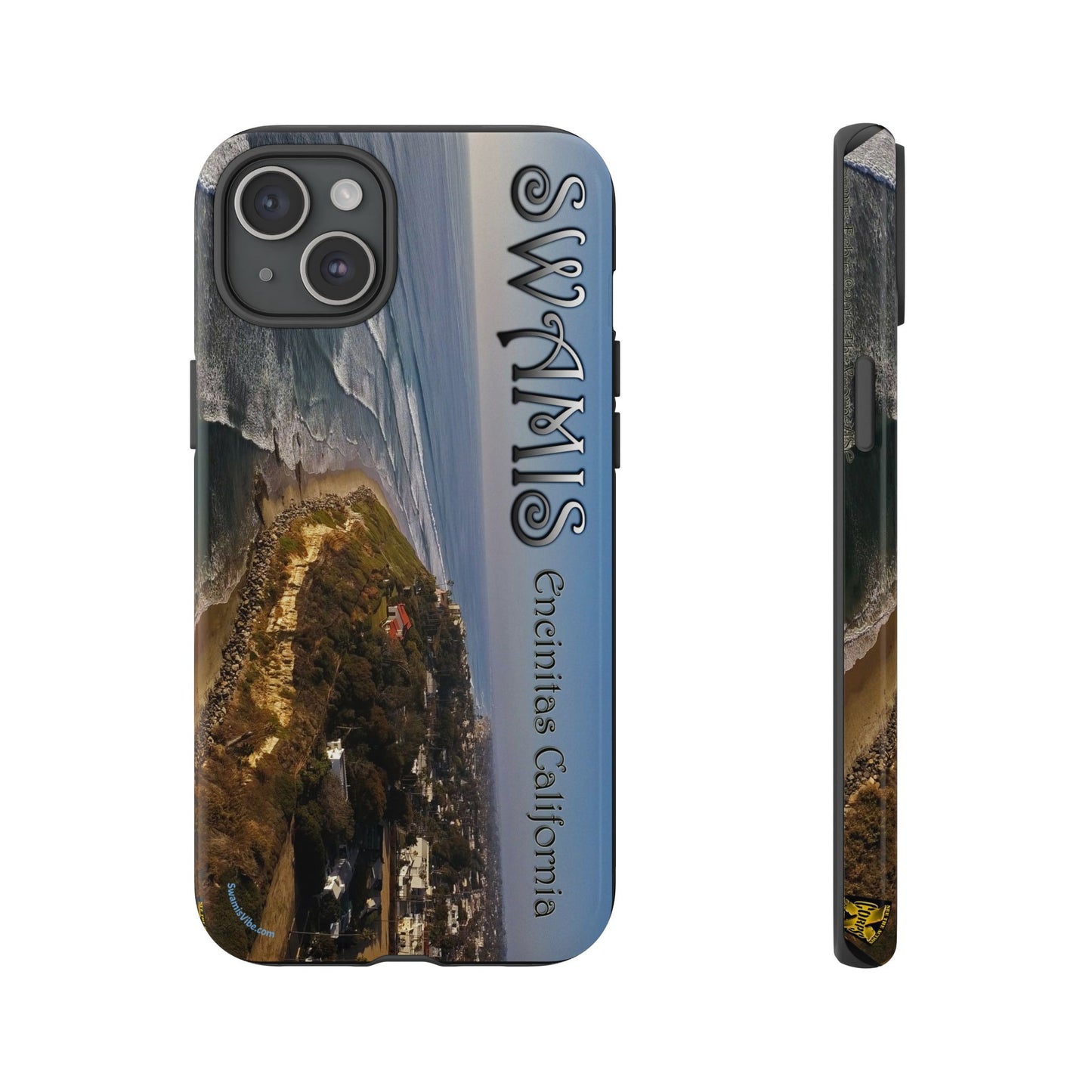 Swamis Vibe Encinitas California JSE Phone Case Designs #2 Swamis Beach Vibe California  Phone Cases, Tough Phone Cover, Beach Vibe Accessory, Coastal Gift, Swamis Design Case, Summer Aesthetic Case