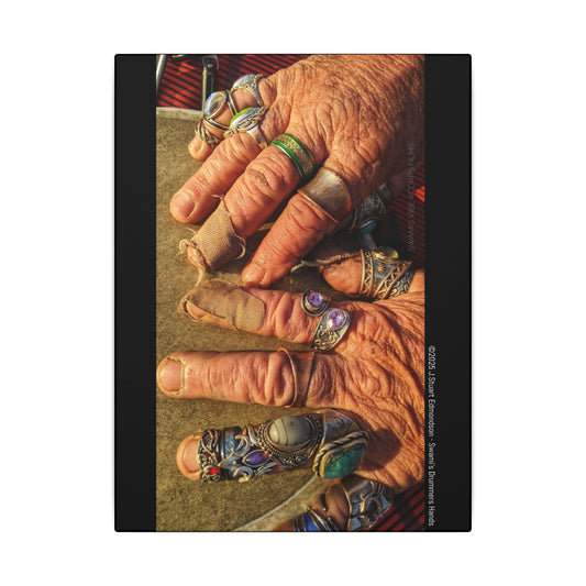 Swamis Vibe Encinitas California JSE Photograph #1253 Swamis Drummer Hands Artistic Canvas Wall Art, Bohemian Home Decor, Unique Gift for Art Lovers, Vibrant Pop Culture Design, Studio Display