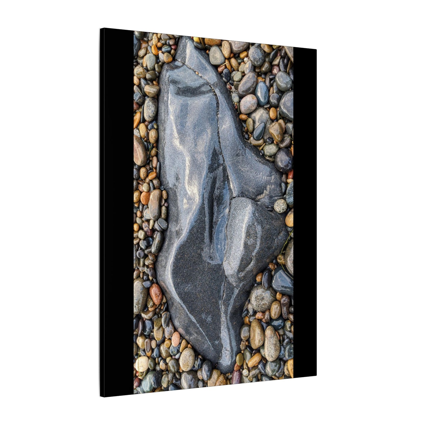 Swamis Vibe Encinitas California JSE Photograph #210 Beach Rock Abstractions Swamis Melted Rocks. Nature-Inspired Wall Art Print, Coastal Decor, Rock Canvas, Unique Home Decoration, Gift for Nature Lovers