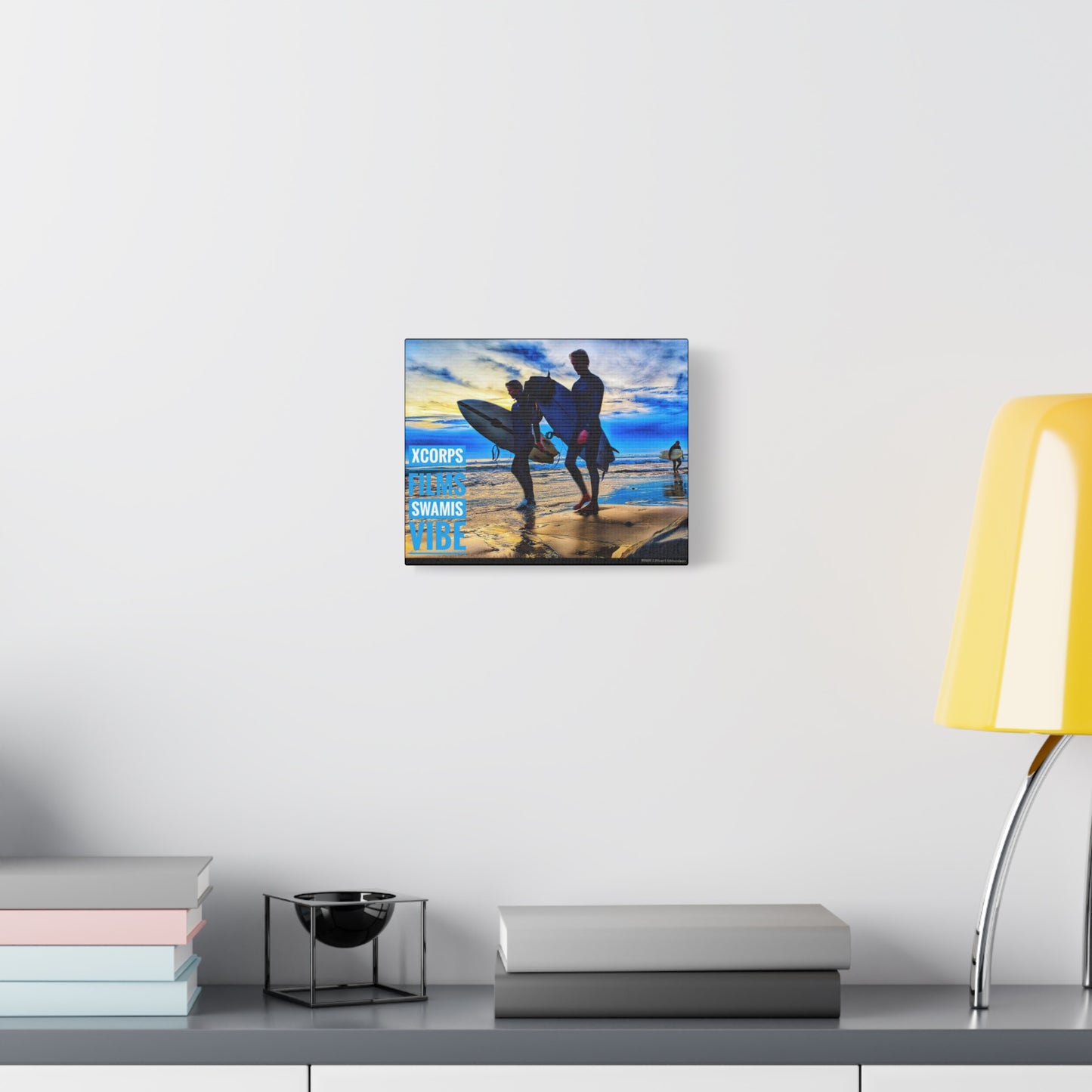 Swamis Vibe Encinitas California JSE Photograph #341 Blue Sunset Surfers Surfing Vibe Canvas Art, Beach Decor, Coastal Wall Art, Surfer Home Decor, Ocean Inspired Art, Summer Aesthetic