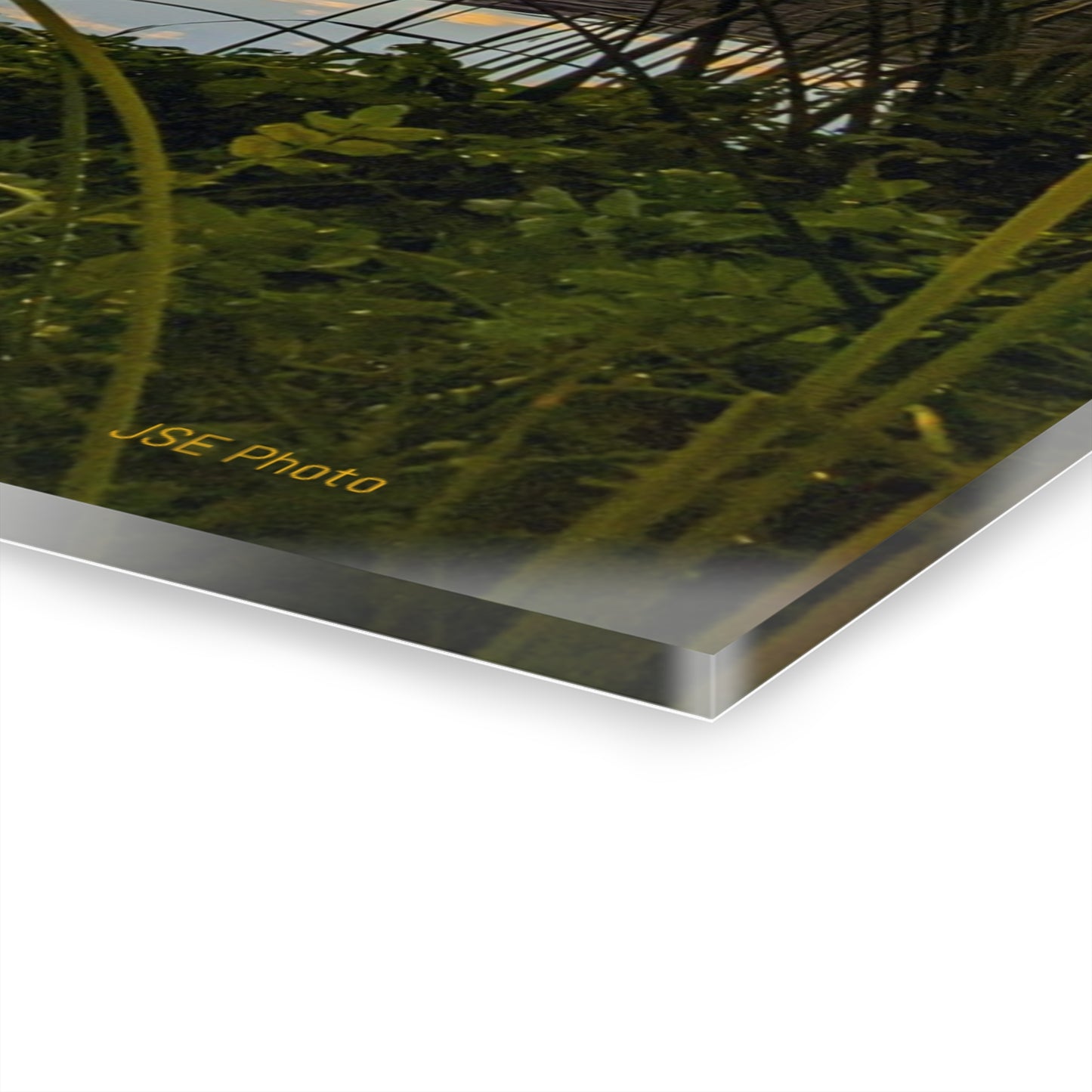 JSE Photo Sunset Storm Carlsbad California Sunset Beach Acrylic Print — Coastal Landscape Wall Art (French Cleat Hanging)