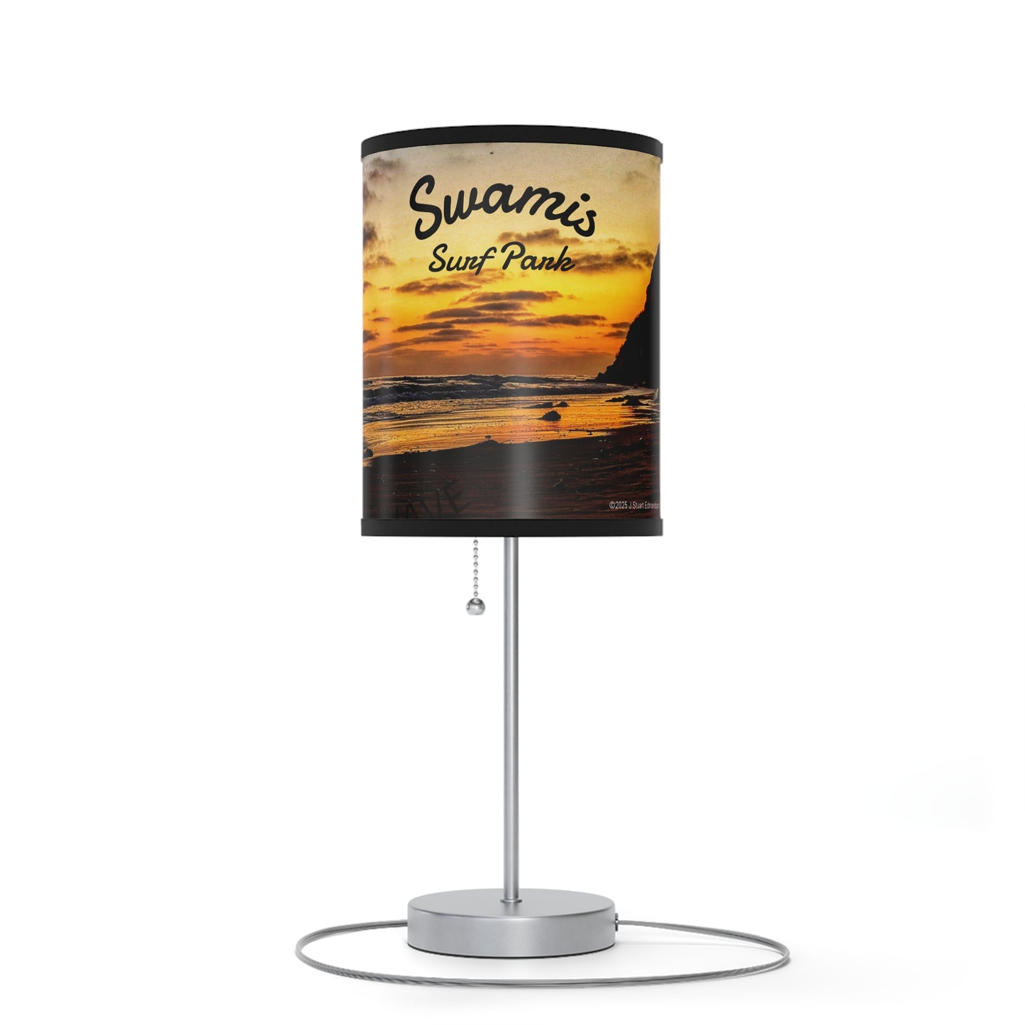 Swamis Vibe Sunset Beach Table Lamp, Nightstand Decor, Beach Lover Gift, Coastal Home Accent, Warm Glow for Relaxation