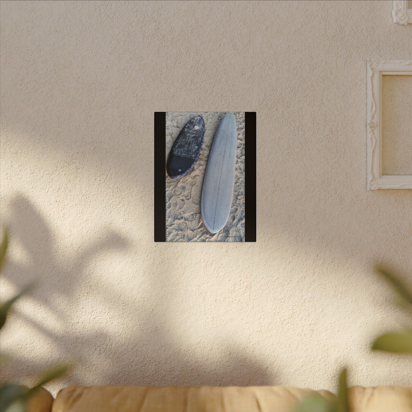 Swamis Vibe Encinitas California JSE Photograph #312 Swamis Surfboards by Ed Burke Surfboard Canvas Art Print, Coastal Home Decor, Beach Wall Art, Surfing Gift, Ocean Vibes, Nautical Wall Hanging