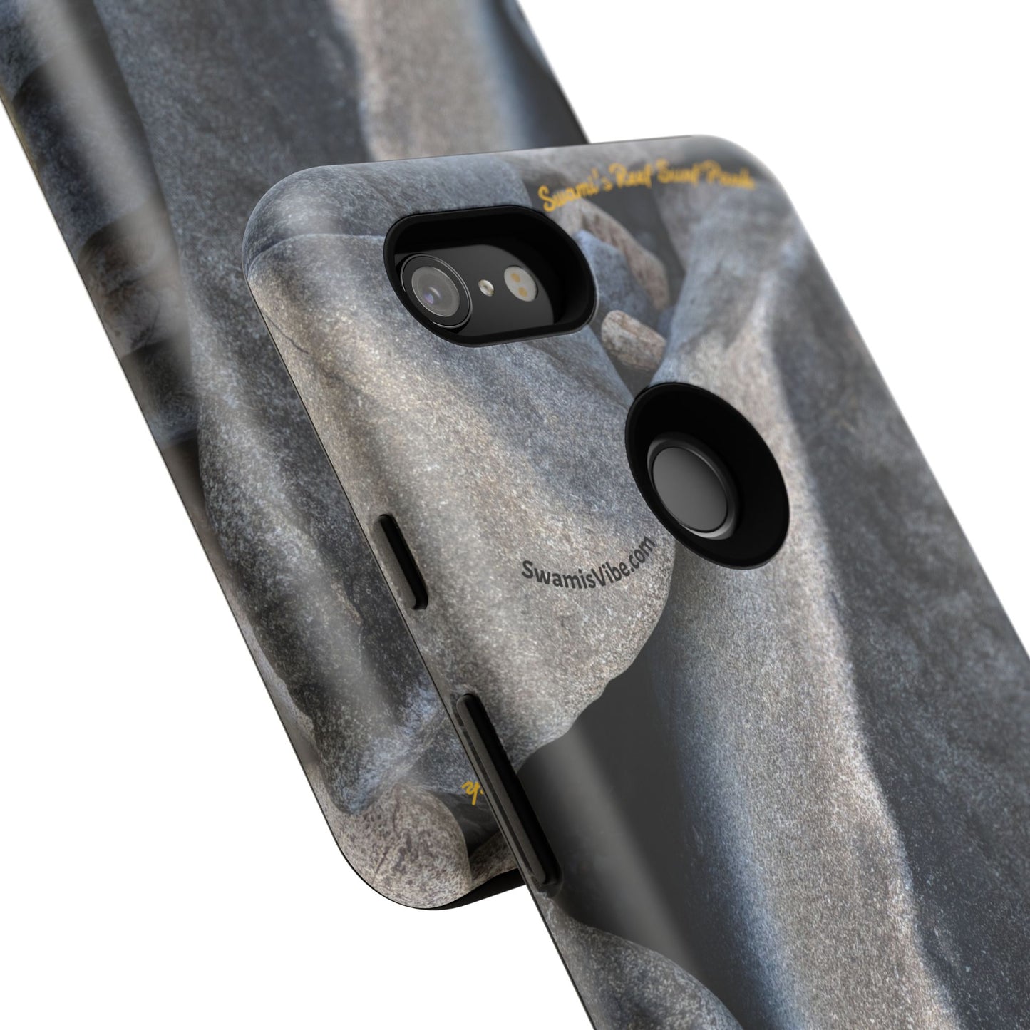 Swamis Vibe Encinitas California JSE Phone Case Designs #3. Swamis Beach Melted Rocks Durable Phone Case with Rock Design, Tough Cases for Outdoorsy Souls, Unique Gift for Nature Lovers, Perfect for Hiking and Adventure