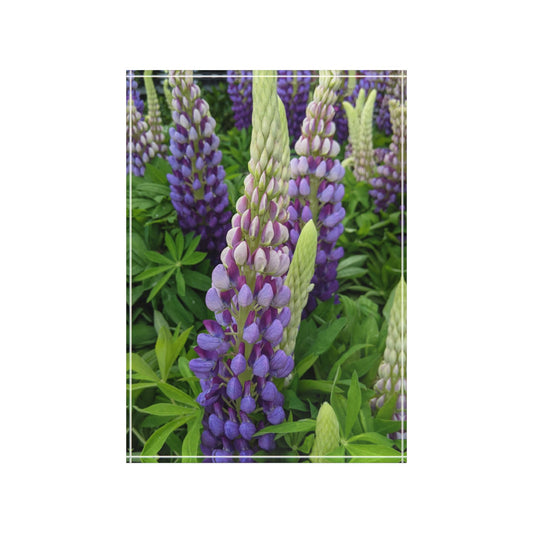 Swamis Vibe Surf and Sunsets 3D Photo Blocks #207 Freaky Purple Flowers Floral Photo Block Decor | Nature-Inspired Wall Art, Gift for Plant Lovers, Home Decoration, Mother's Day Gift,