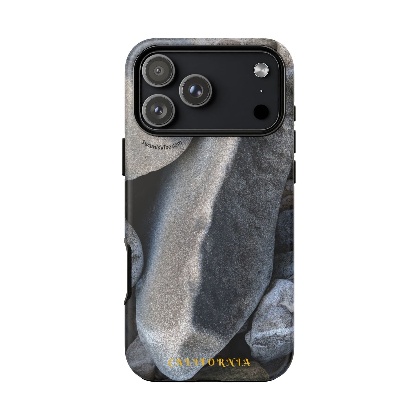 Swamis Vibe Encinitas California JSE Phone Case Designs #3. Swamis Beach Melted Rocks Durable Phone Case with Rock Design, Tough Cases for Outdoorsy Souls, Unique Gift for Nature Lovers, Perfect for Hiking and Adventure