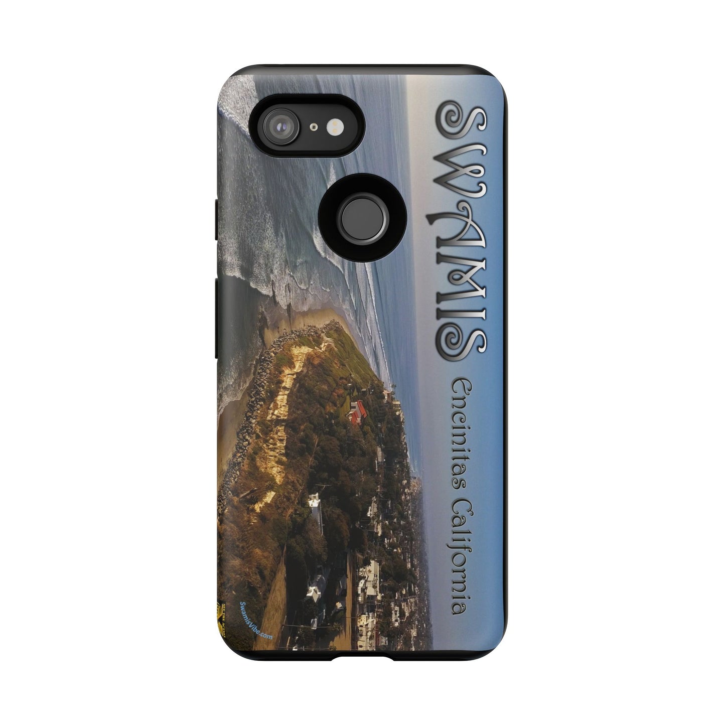 Swamis Vibe Encinitas California JSE Phone Case Designs #2 Swamis Beach Vibe California  Phone Cases, Tough Phone Cover, Beach Vibe Accessory, Coastal Gift, Swamis Design Case, Summer Aesthetic Case