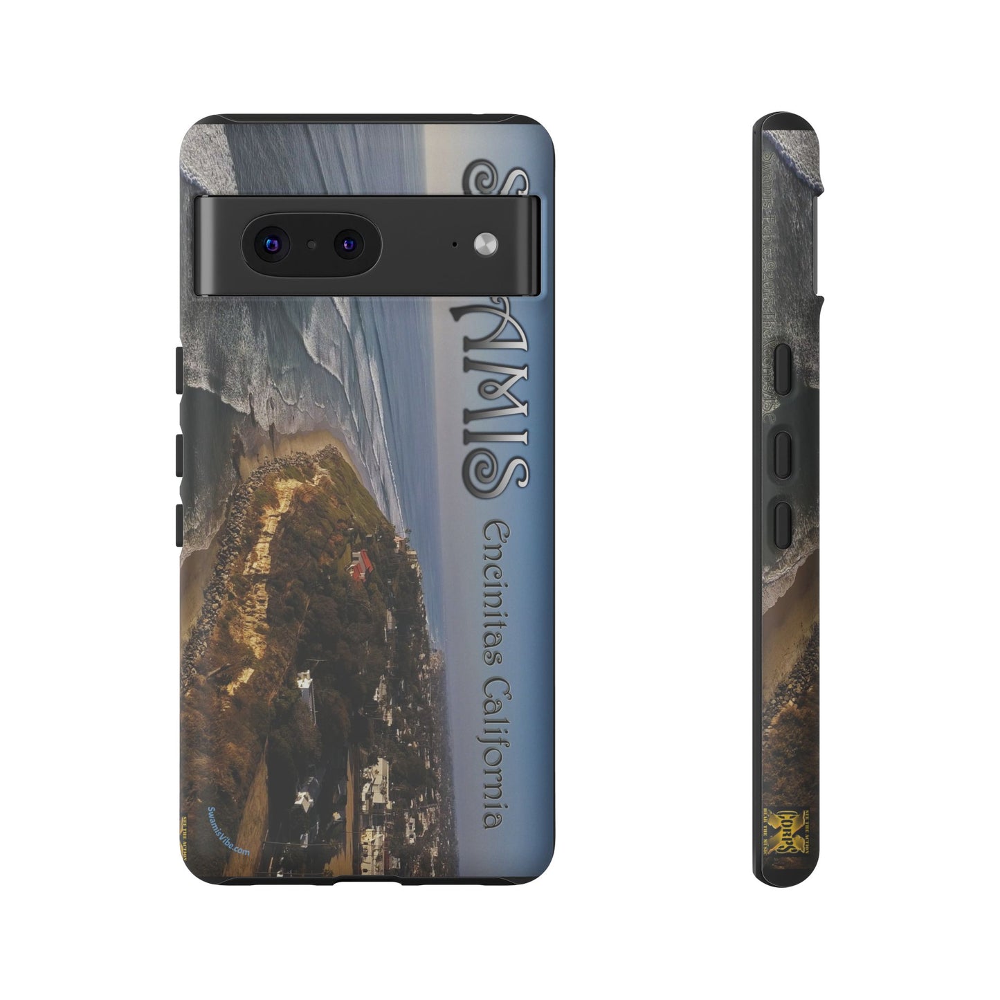 Swamis Vibe Encinitas California JSE Phone Case Designs #2 Swamis Beach Vibe California  Phone Cases, Tough Phone Cover, Beach Vibe Accessory, Coastal Gift, Swamis Design Case, Summer Aesthetic Case