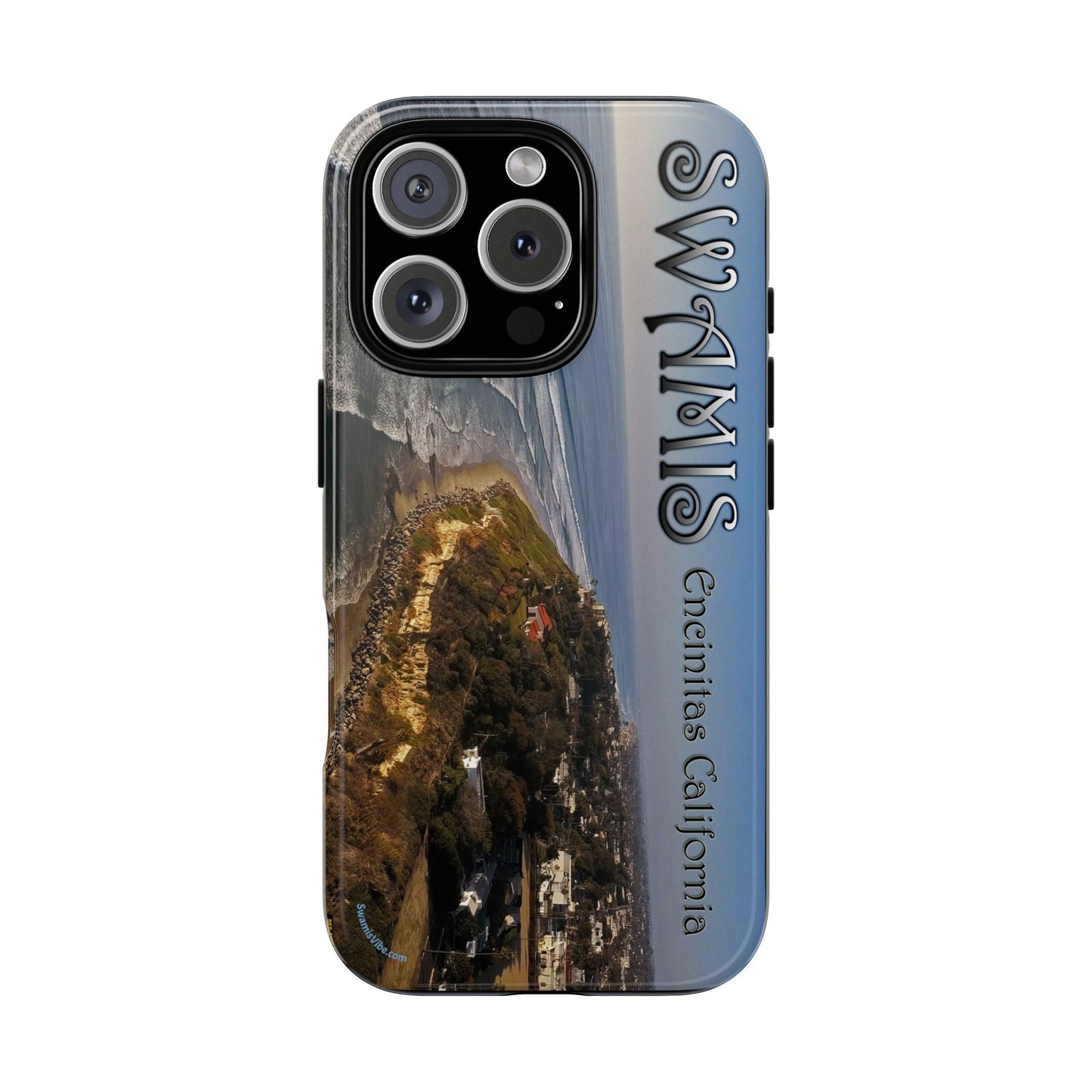 Swamis Vibe Encinitas California JSE Phone Case Designs #2 Swamis Beach Vibe California  Phone Cases, Tough Phone Cover, Beach Vibe Accessory, Coastal Gift, Swamis Design Case, Summer Aesthetic Case
