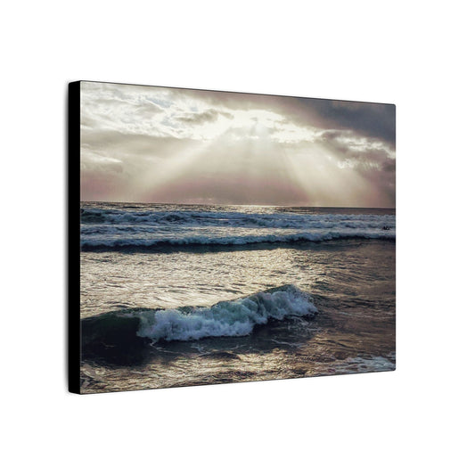 Swamis Vibe Encinitas California JSE Photograph #1256 Swamis Sun Rays Canvas Wall Art, Ocean Sunset Decor, Coastal Home Decor, Beach Wall Art, Nautical Wall Art
