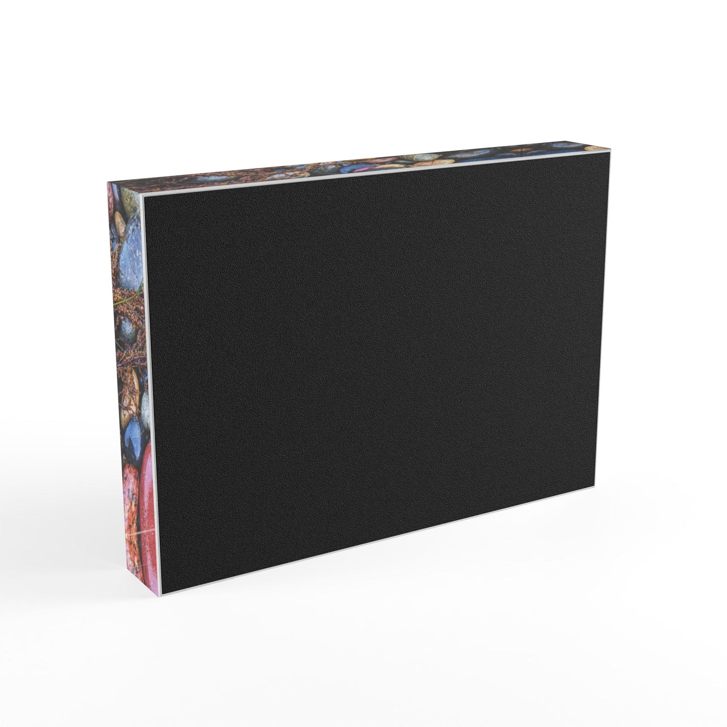 Swamis Vibe Surf and Sunsets Gallery Presents Rock Concert Geologic Mix #122 Nature Photo Block, Decorative Stone Photo Display, Home Décor, Gift for Nature Lovers, Rustic Wall Art, Natural Photography