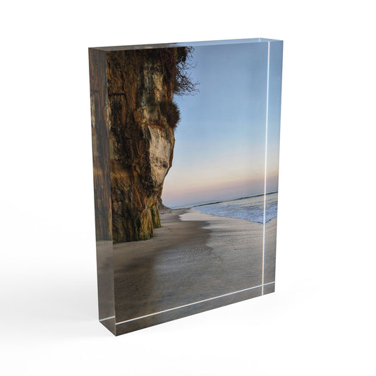 Swamis Vibe Surf and Sunsets 3D Photo Blocks - Deserted Swamis Beach #235 Photo Block Art Piece, Beach Sunset Decor, Coastal Home Decoration, Relaxing Gift for Nature Lovers, Unique Wall Art Idea