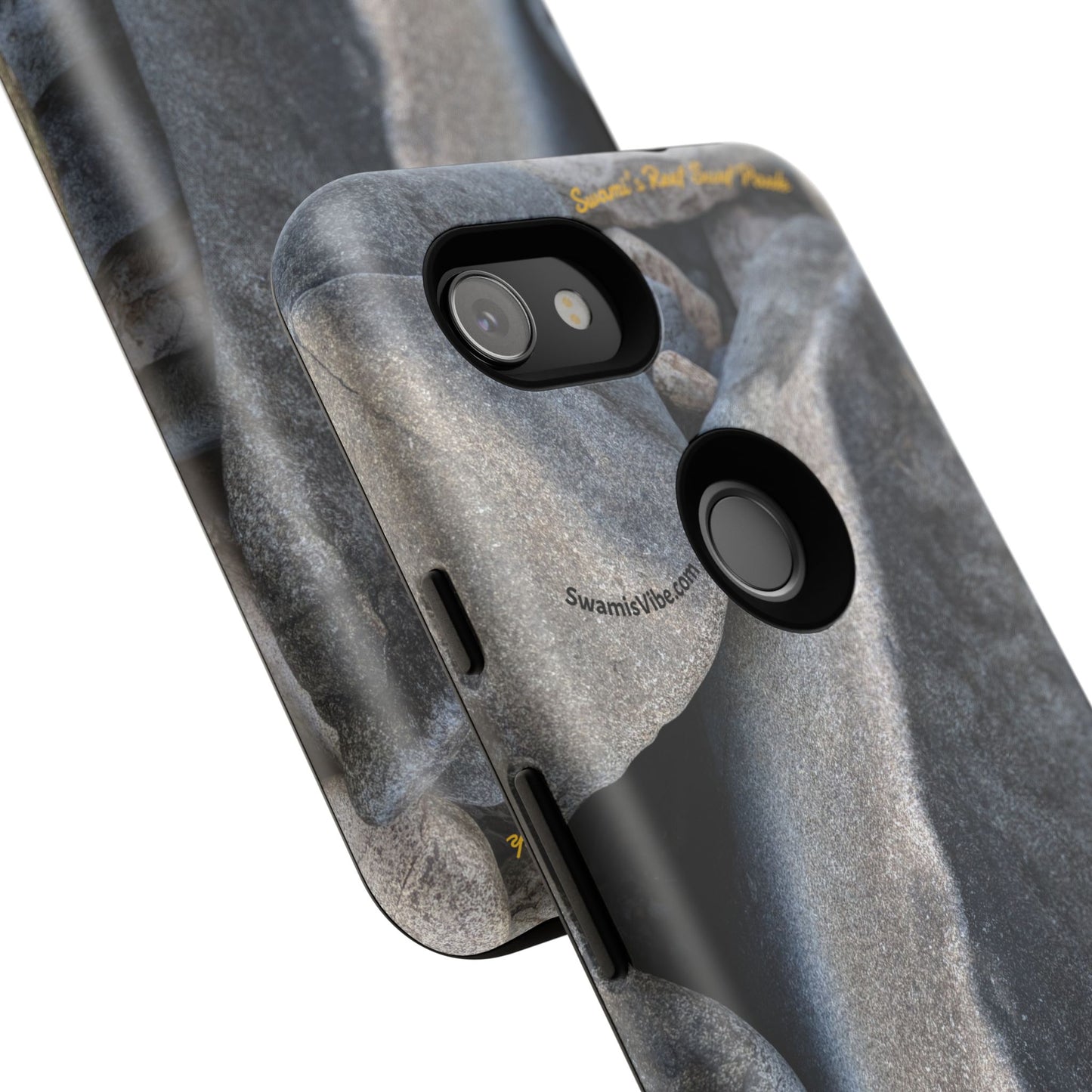 Swamis Vibe Encinitas California JSE Phone Case Designs #3. Swamis Beach Melted Rocks Durable Phone Case with Rock Design, Tough Cases for Outdoorsy Souls, Unique Gift for Nature Lovers, Perfect for Hiking and Adventure