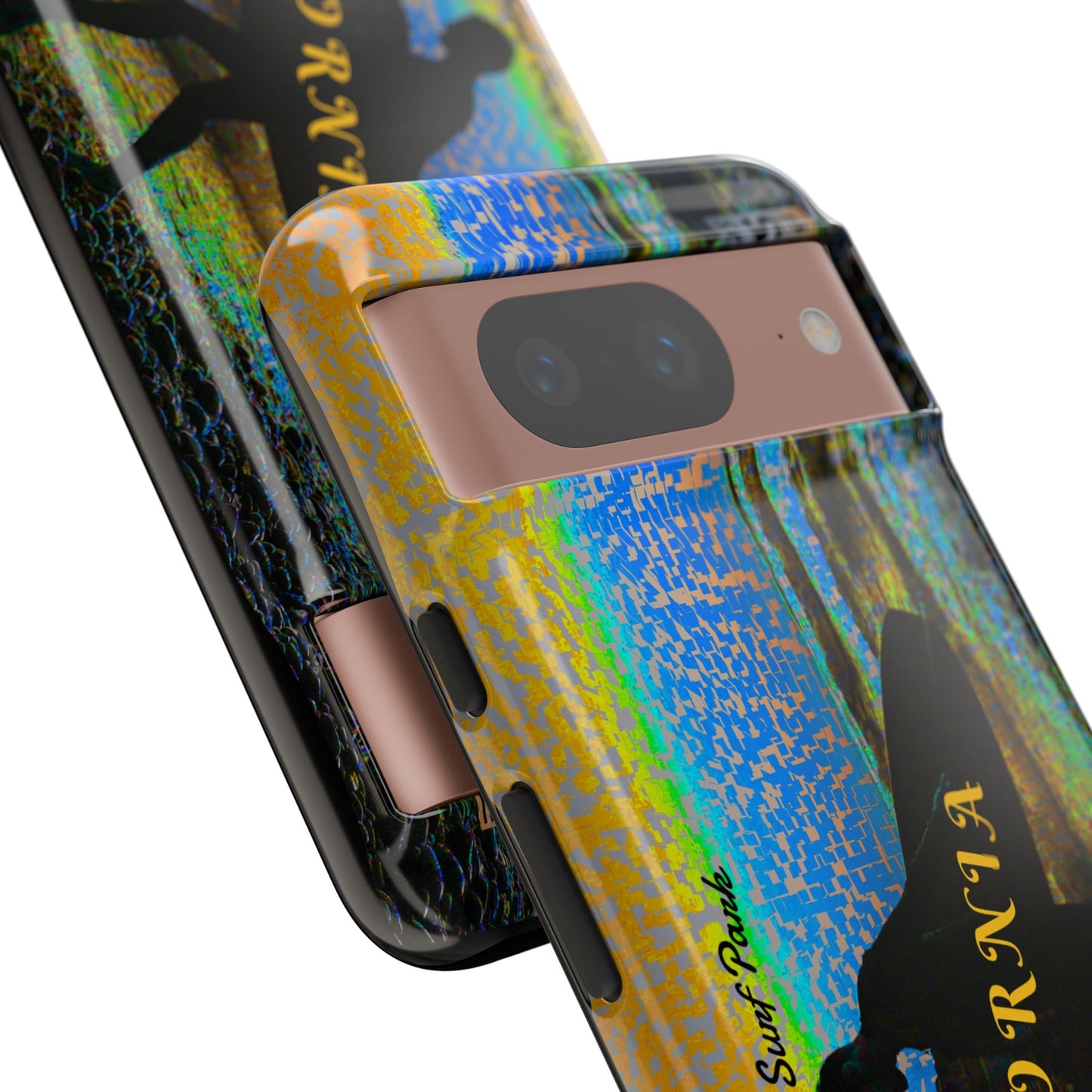 Swamis Vibe Encinitas California JSE Phone Case Designs #1 Swamis Beach Vibe California Surf Phone Case, Tropical Vibes, Ideal for Beach Lovers, Unique Gift for Summer, Vacation Accessories, Trendy Style