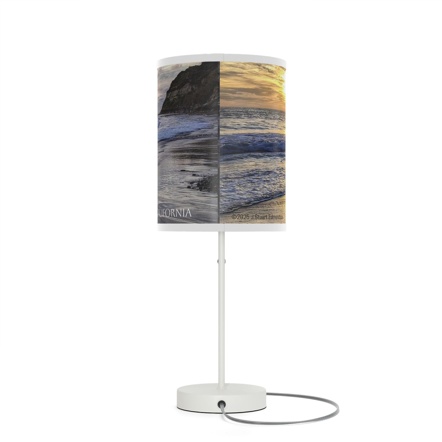 Swamis Vibe Beach Sunset Surfers #7. Desk Table Lamp Surf-Themed Table Lamp, Perfect for Beach Lovers, Coastal Decor, Home Lighting, Gift for Surfers, Nautical Room Accent
