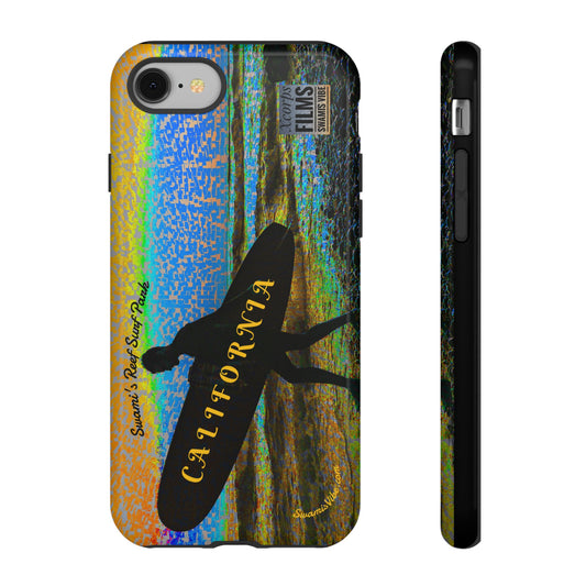 Swamis Vibe Encinitas California JSE Phone Case Designs #1 Swamis Beach Vibe California Surf Phone Case, Tropical Vibes, Ideal for Beach Lovers, Unique Gift for Summer, Vacation Accessories, Trendy Style
