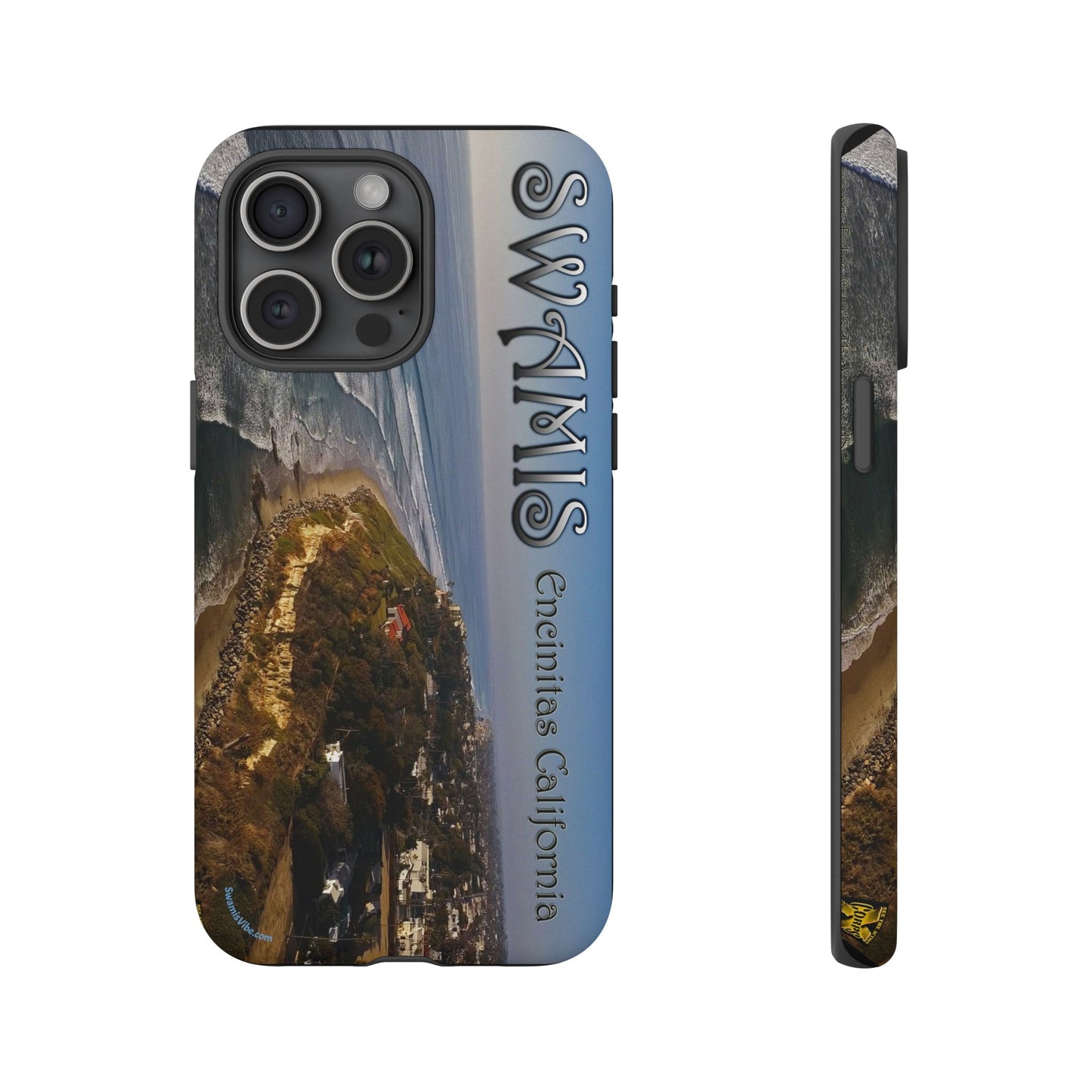 Swamis Vibe Encinitas California JSE Phone Case Designs #2 Swamis Beach Vibe California  Phone Cases, Tough Phone Cover, Beach Vibe Accessory, Coastal Gift, Swamis Design Case, Summer Aesthetic Case