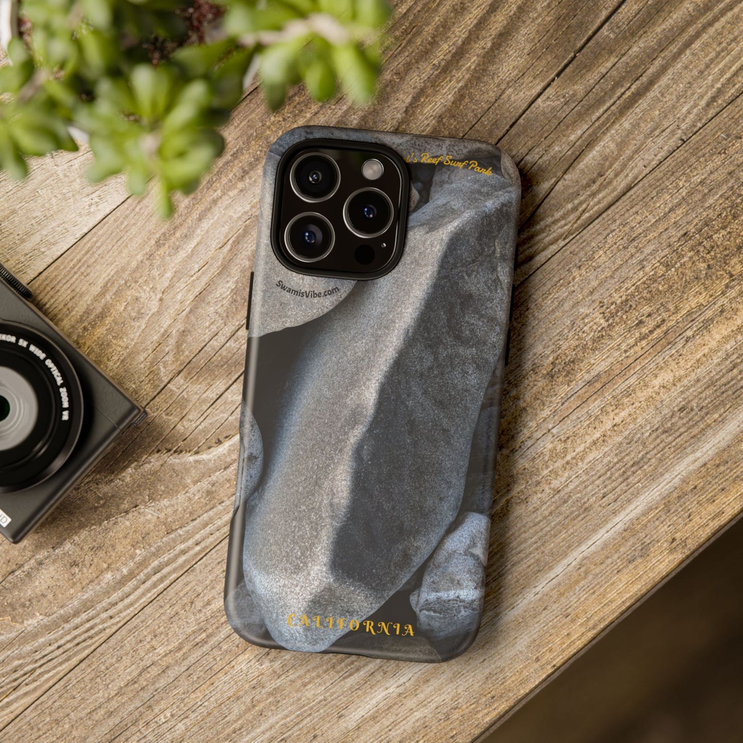 Swamis Vibe Encinitas California JSE Phone Case Designs #3. Swamis Beach Melted Rocks Durable Phone Case with Rock Design, Tough Cases for Outdoorsy Souls, Unique Gift for Nature Lovers, Perfect for Hiking and Adventure