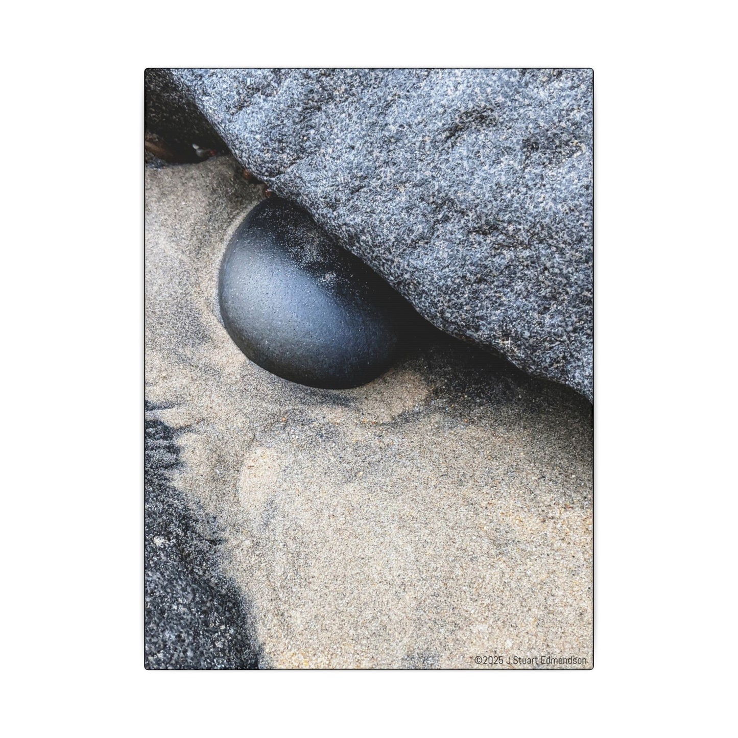 Swamis Vibe Encinitas California JSE Photograph #238 Swamis Rock Abstractions - The Dragons Eye Nature Canvas Art Print, Modern Home Decor, Wall Art, Gift for Nature Lovers, Elegant Room Decoration, Unique Artwork