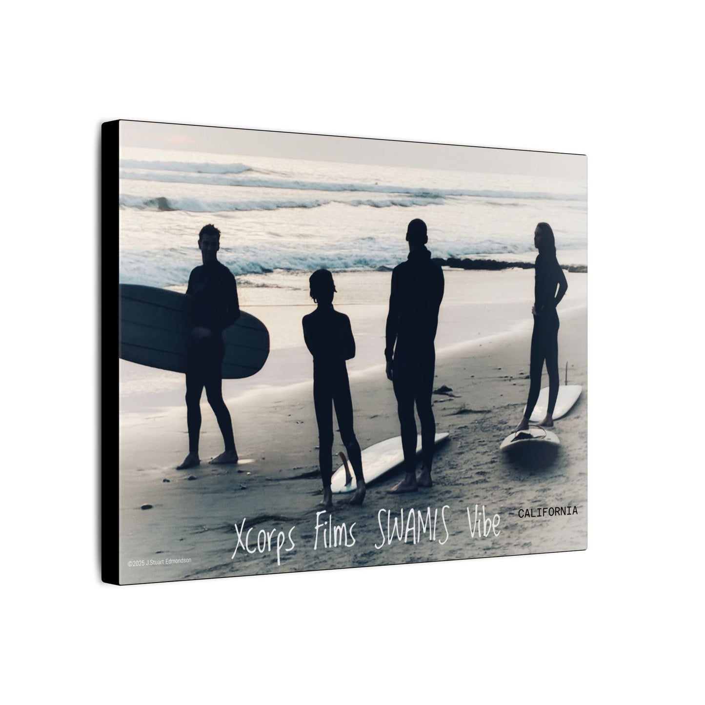 Swamis Vibe Encinitas California JSE Photograph #1213 Swamis Reef Surfers Wall Art, Coastal Decor, Matte Canvas Print, Beach Vibe Art, Home Decor for Surfers, Ocean Lover Gift