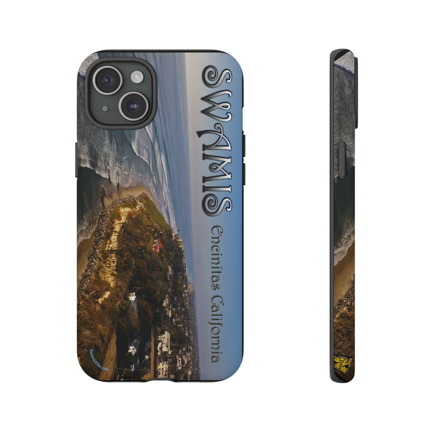 Swamis Vibe Encinitas California JSE Phone Case Designs #2 Swamis Beach Vibe California  Phone Cases, Tough Phone Cover, Beach Vibe Accessory, Coastal Gift, Swamis Design Case, Summer Aesthetic Case
