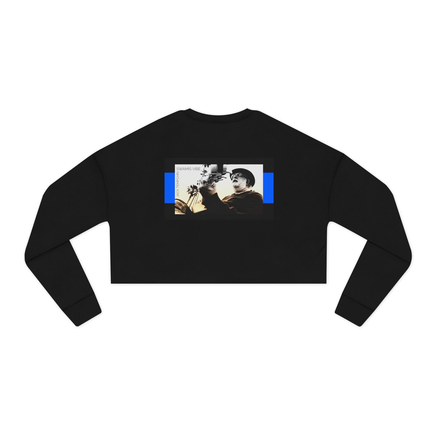 Swamis Vibe Cropped Sweatshirt — California Music Surf Sunset Design