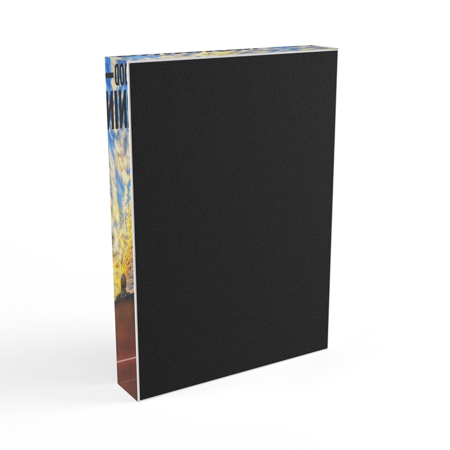 Swamis Vibe Surf and Sunsets Good Morning #1. Photo Block, Custom Decorative Piece, Gift for Home Decor, Inspirational Display, Unique Keepsake