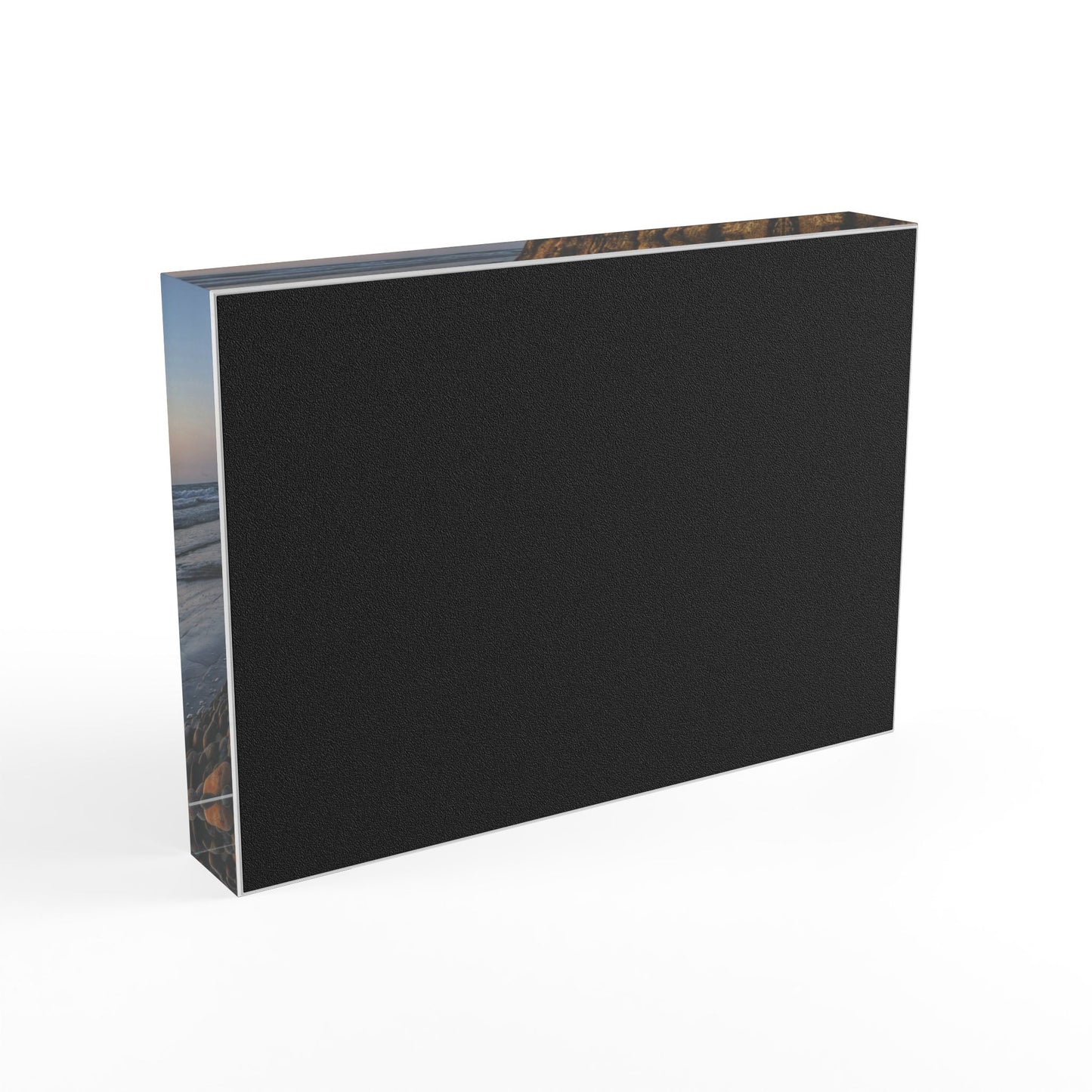 Swamis Vibe Surf and Sunsets Beacons Beach Wood Ocean Coastal Photo Block, Ocean Art Display, Beach Wall Decor, Home Accent for Beach Lovers, Gift for Ocean Enthusiasts, Nature Photography