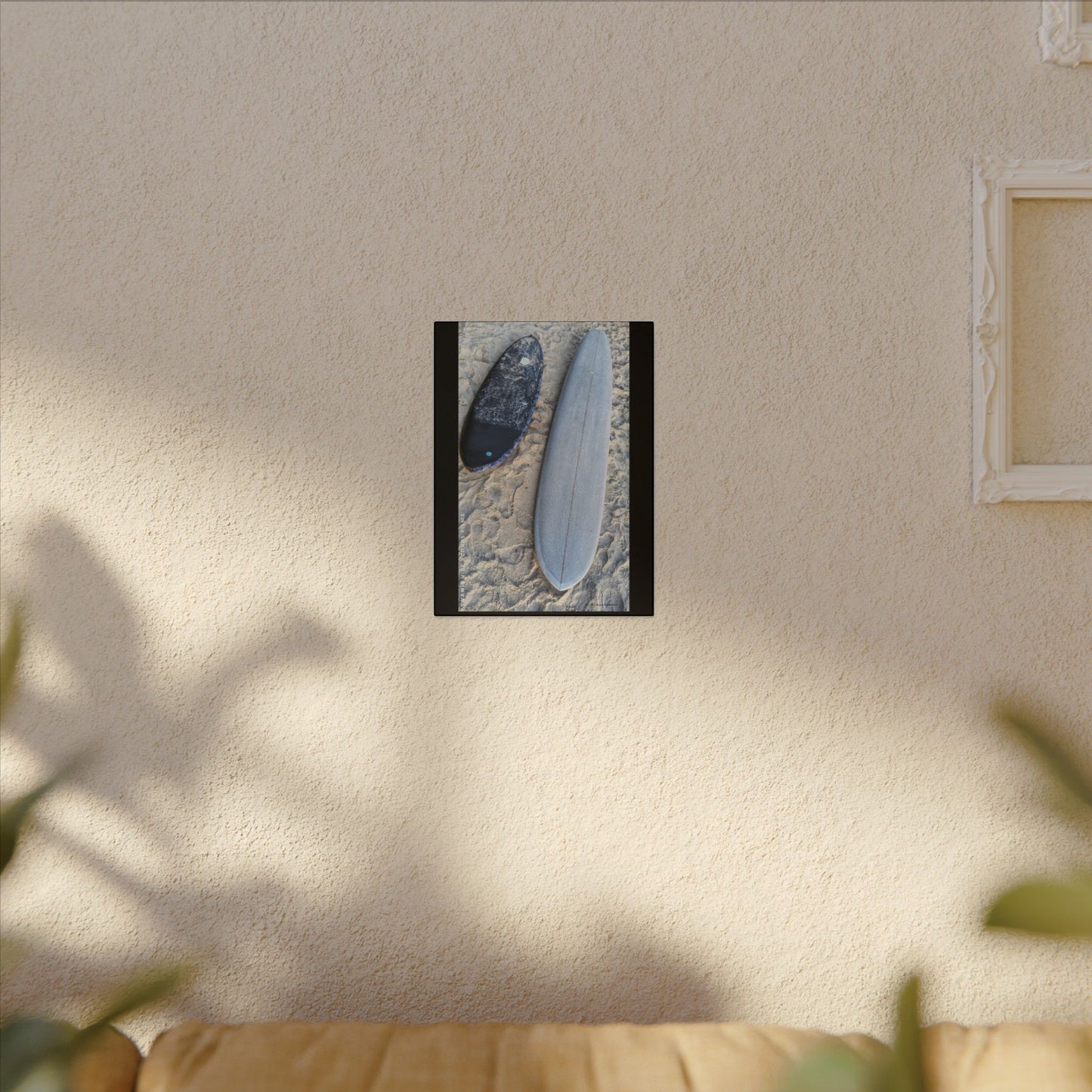 Swamis Vibe Encinitas California JSE Photograph #312 Swamis Surfboards by Ed Burke Surfboard Canvas Art Print, Coastal Home Decor, Beach Wall Art, Surfing Gift, Ocean Vibes, Nautical Wall Hanging