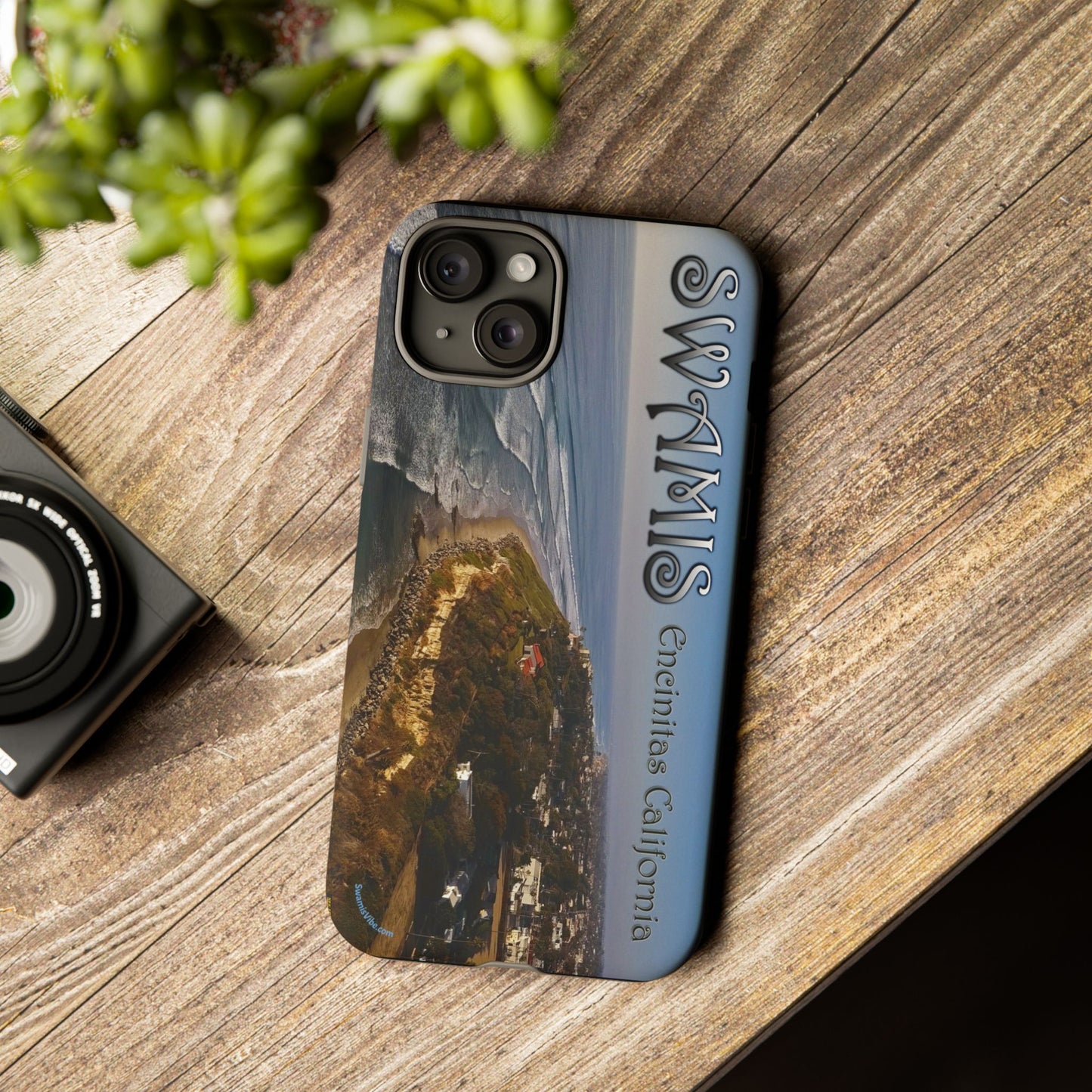 Swamis Vibe Encinitas California JSE Phone Case Designs #2 Swamis Beach Vibe California  Phone Cases, Tough Phone Cover, Beach Vibe Accessory, Coastal Gift, Swamis Design Case, Summer Aesthetic Case