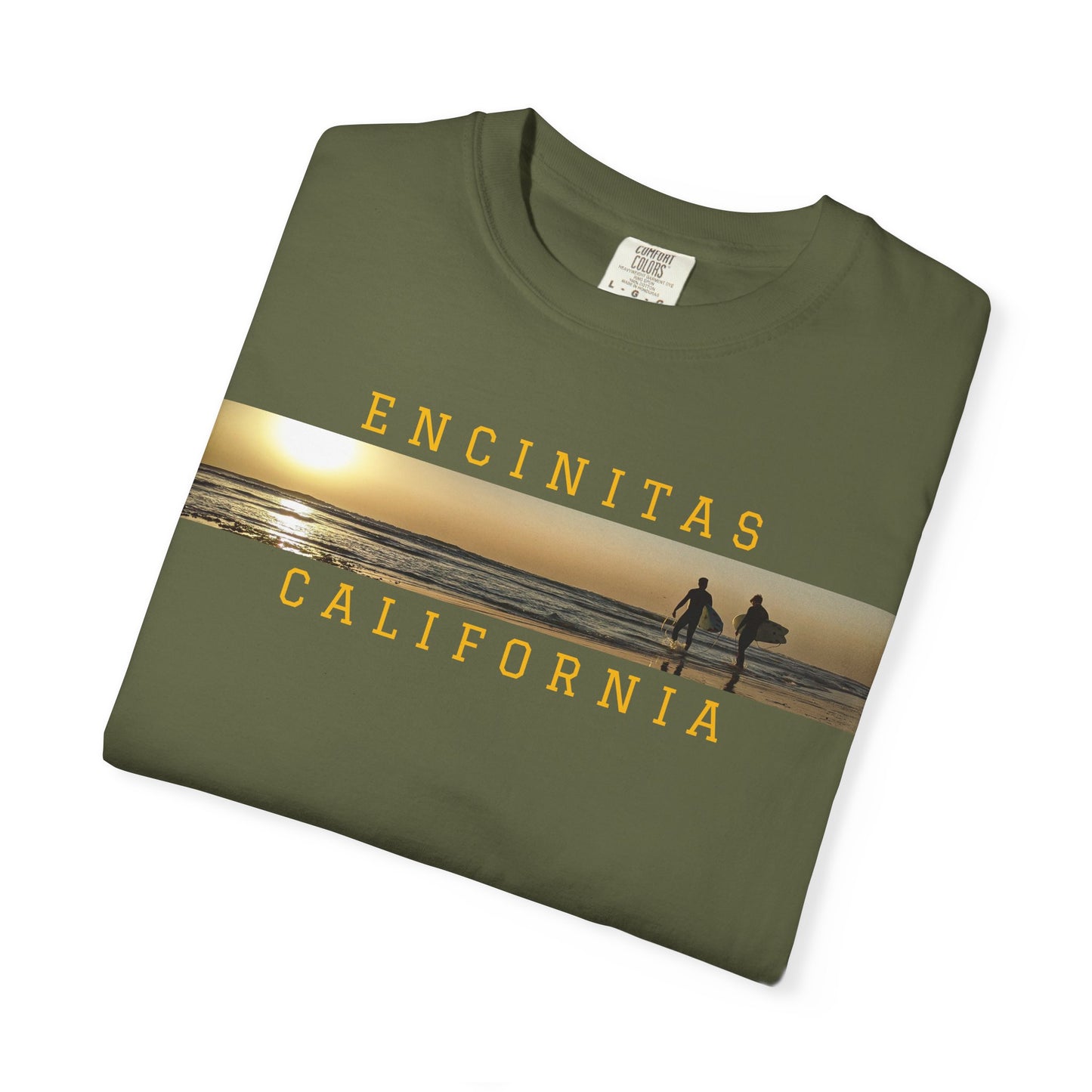 Swamis Vibe Encinitas California JSE Designs #517 Swamis Vibe Surf Film Unisex Tee Shirt, Summer Clothing, Gift for Surfers, Unisex Beach Tee, Casual Wear, Vacation Shirt, Encinitas Style