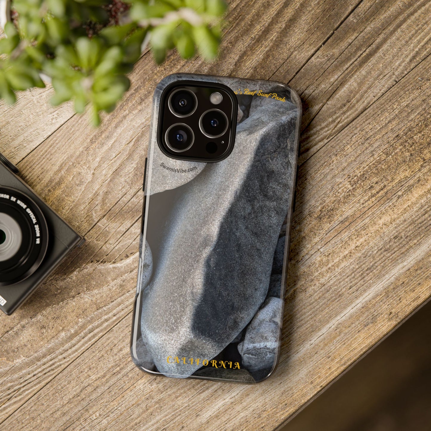 Swamis Vibe Encinitas California JSE Phone Case Designs #3. Swamis Beach Melted Rocks Durable Phone Case with Rock Design, Tough Cases for Outdoorsy Souls, Unique Gift for Nature Lovers, Perfect for Hiking and Adventure