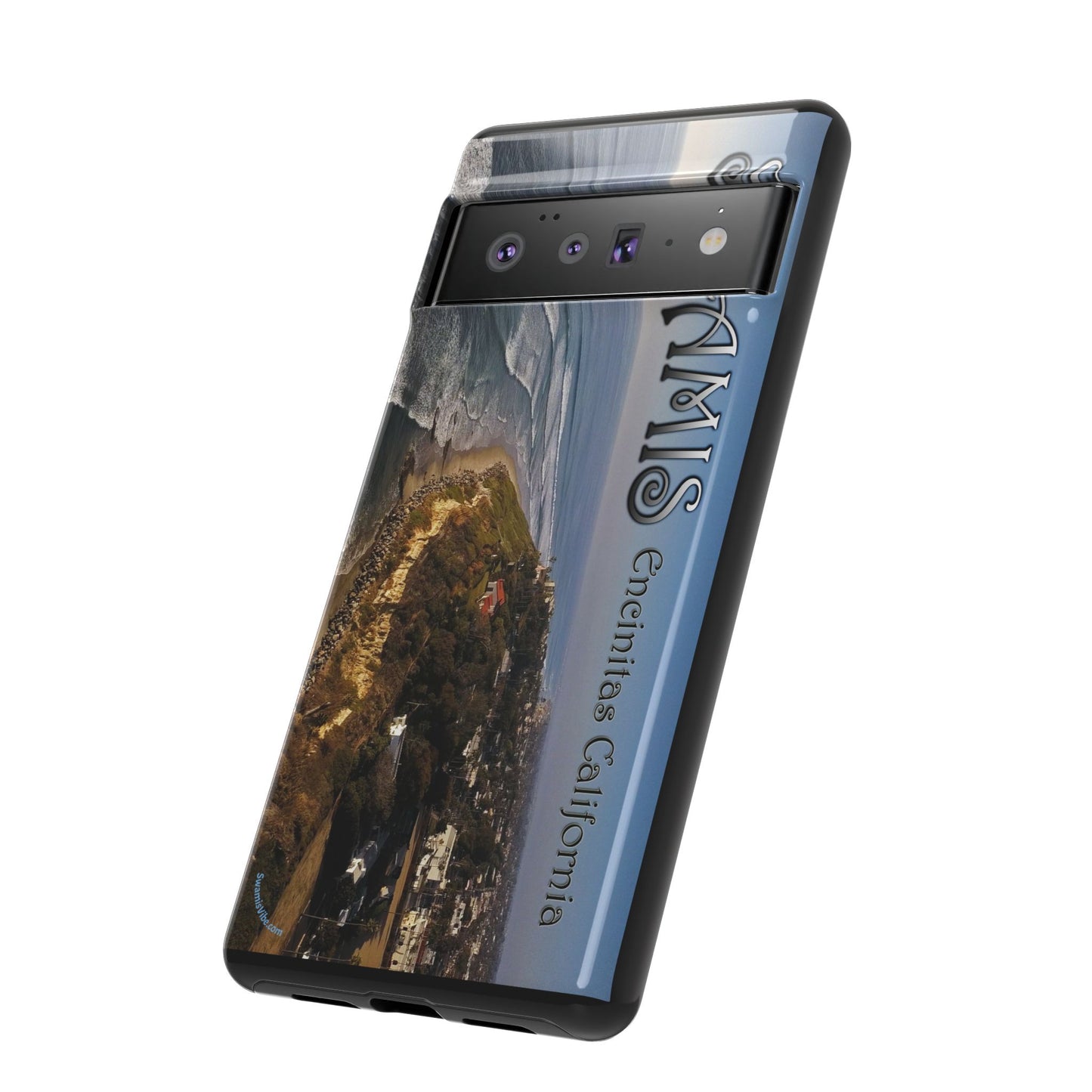 Swamis Vibe Encinitas California JSE Phone Case Designs #2 Swamis Beach Vibe California  Phone Cases, Tough Phone Cover, Beach Vibe Accessory, Coastal Gift, Swamis Design Case, Summer Aesthetic Case