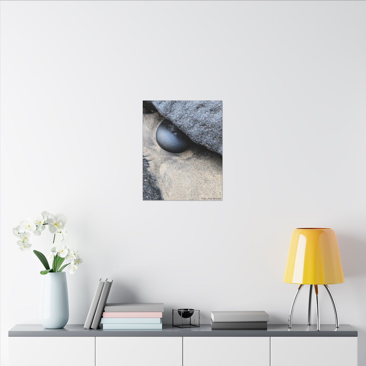 Swamis Vibe Encinitas California JSE Photograph #238 Swamis Rock Abstractions - The Dragons Eye Nature Canvas Art Print, Modern Home Decor, Wall Art, Gift for Nature Lovers, Elegant Room Decoration, Unique Artwork