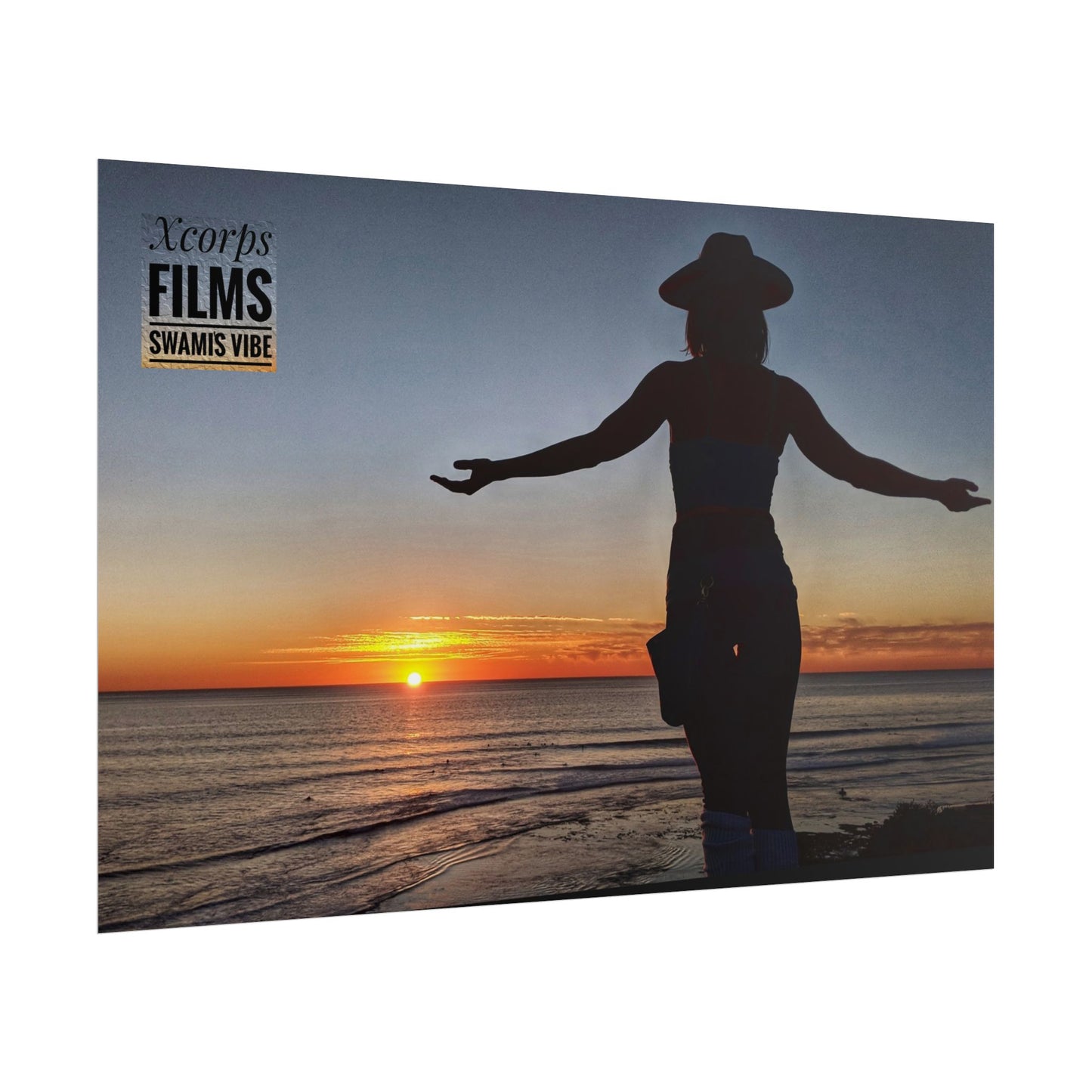 Sunset Tribute Poster – Swamis Vibe Film Player Maura Wall Art 20x30 Poster