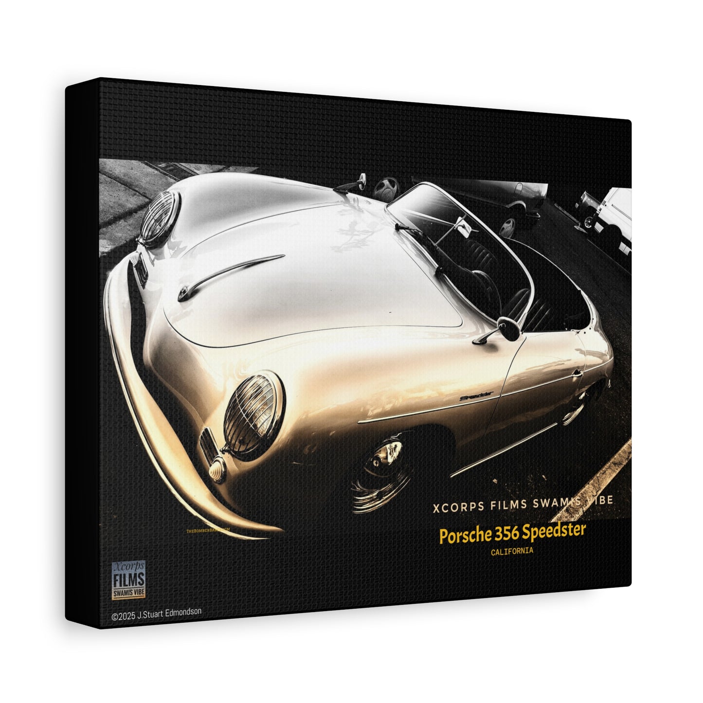 Swamis Vibe Encinitas California JSE Photograph #1146 Porsche 356 Speedster Swamis Surf Park Encinitas California