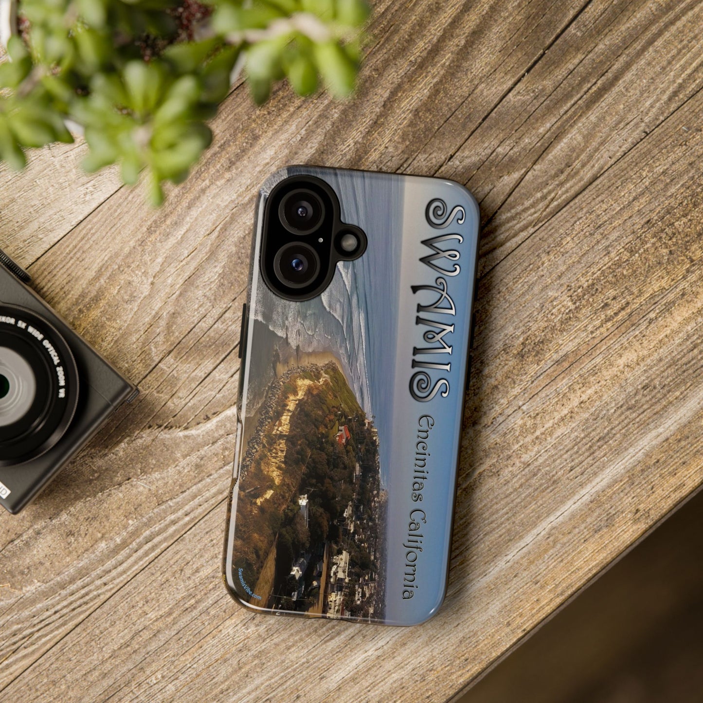 Swamis Vibe Encinitas California JSE Phone Case Designs #2 Swamis Beach Vibe California  Phone Cases, Tough Phone Cover, Beach Vibe Accessory, Coastal Gift, Swamis Design Case, Summer Aesthetic Case