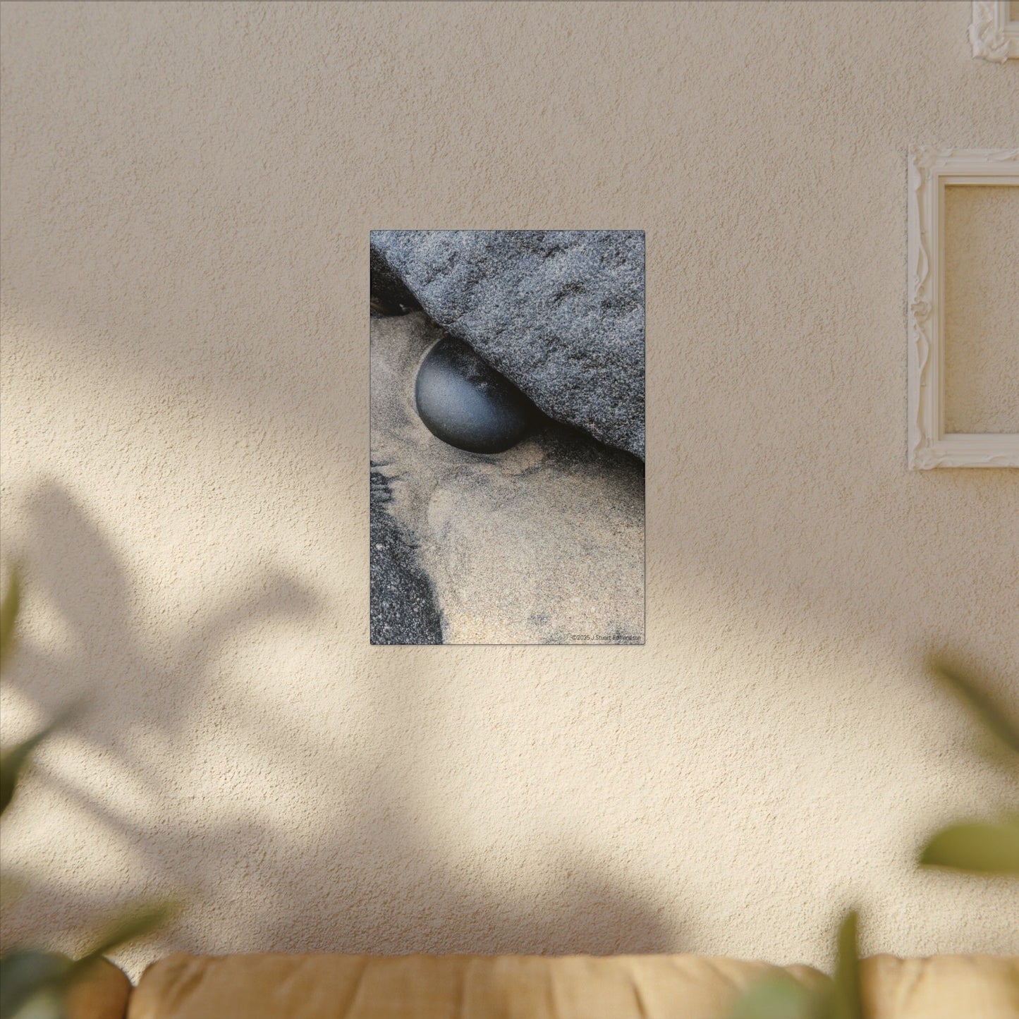 Swamis Vibe Encinitas California JSE Photograph #238 Swamis Rock Abstractions - The Dragons Eye Nature Canvas Art Print, Modern Home Decor, Wall Art, Gift for Nature Lovers, Elegant Room Decoration, Unique Artwork