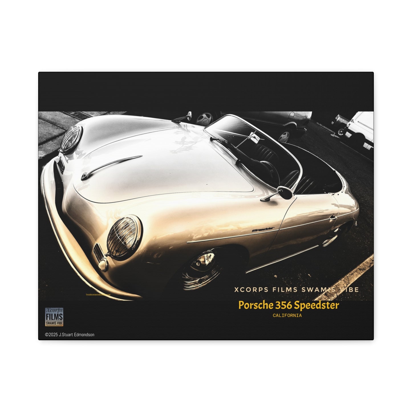 Swamis Vibe Encinitas California JSE Photograph #1146 Porsche 356 Speedster Swamis Surf Park Encinitas California